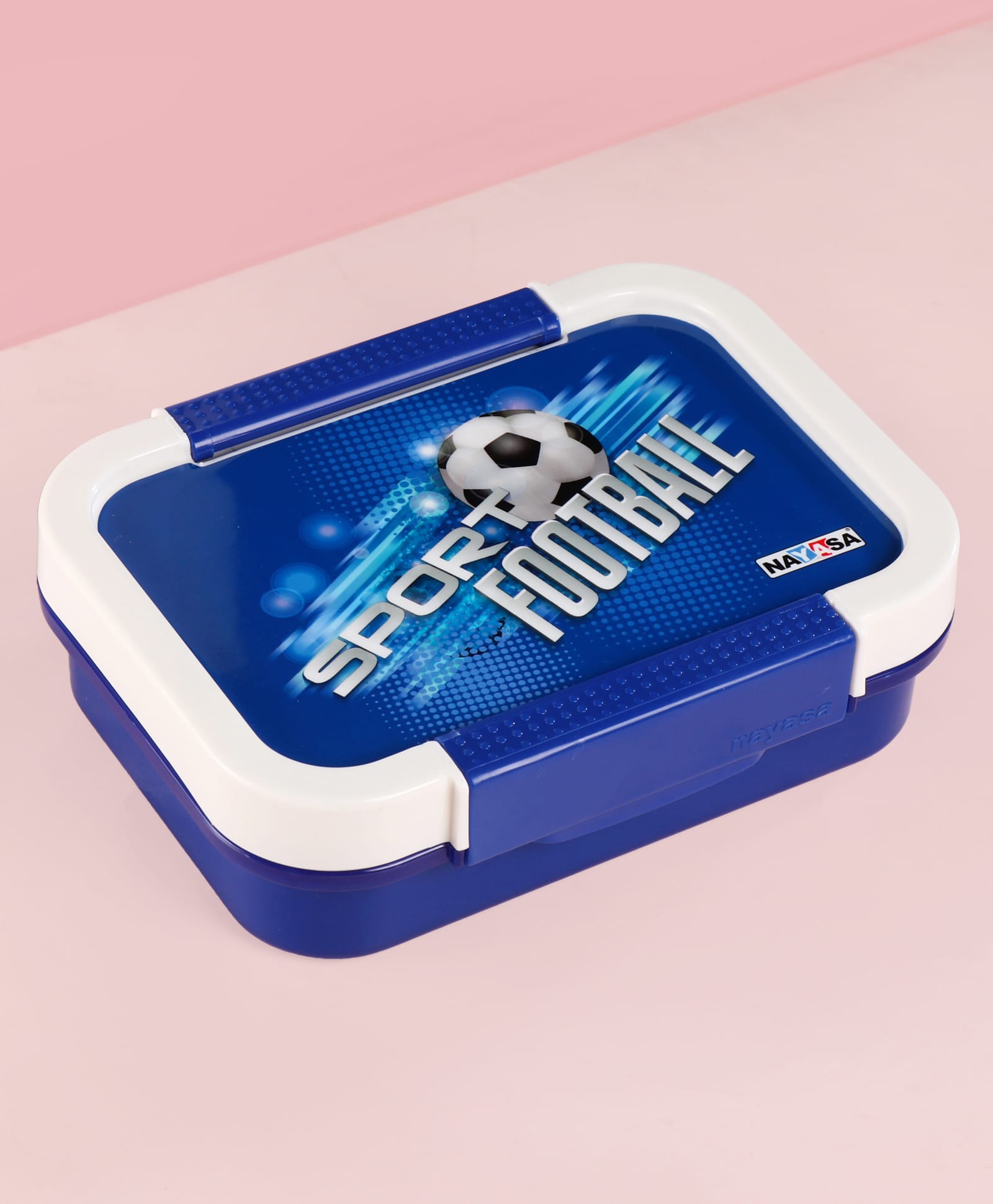 Nayasa Autobot Two Compartment Vaccum Sealed Insulated Stainless Steel Leak Proof Lunch Box 470 ml - Blue-picture-37