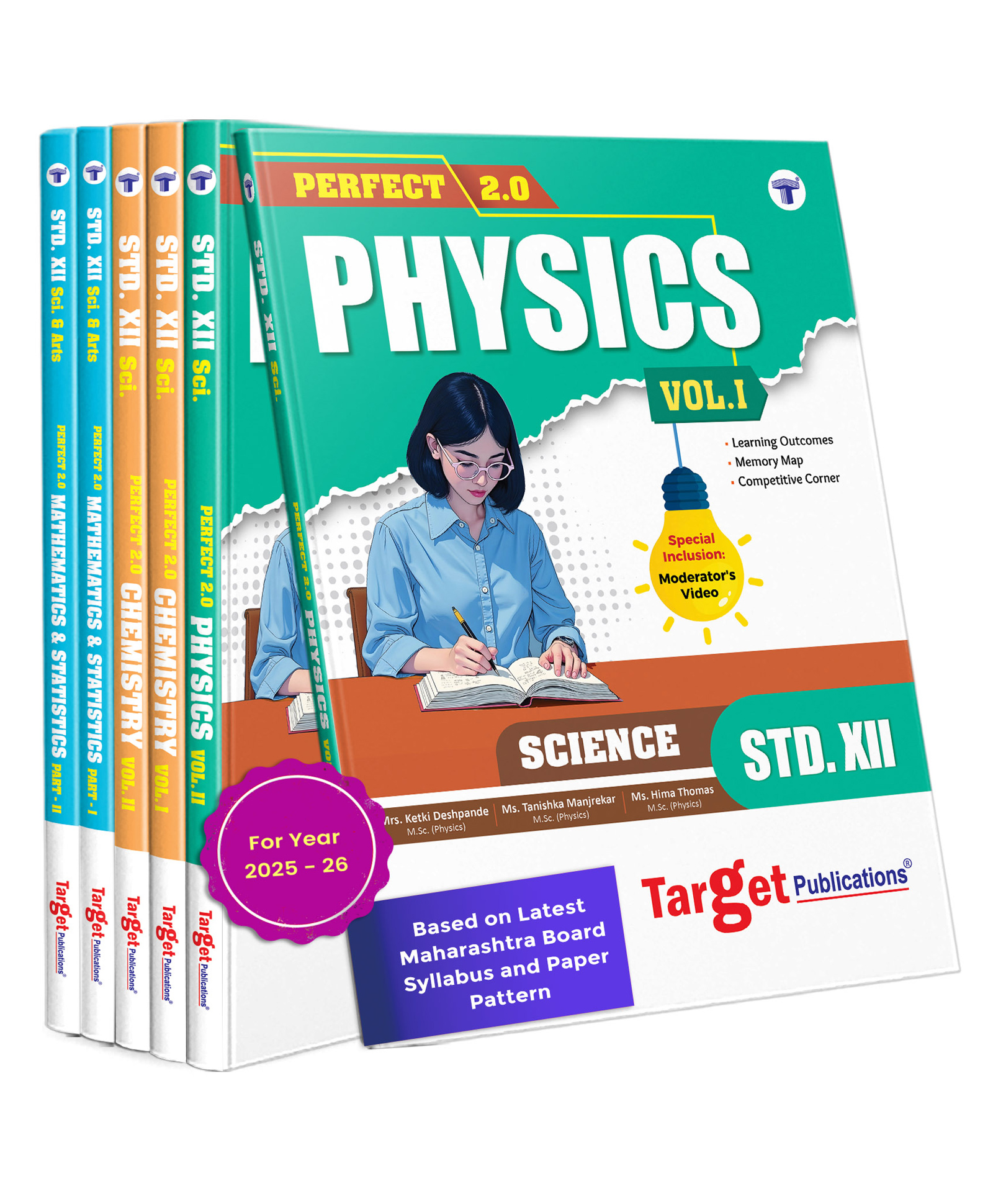Std 12 Science Physics, Chemistry & Maths Books | HSC Maharashtra State Board | Based on Std XII New Syllabus | Perfect Notes | Set of 6-image-18