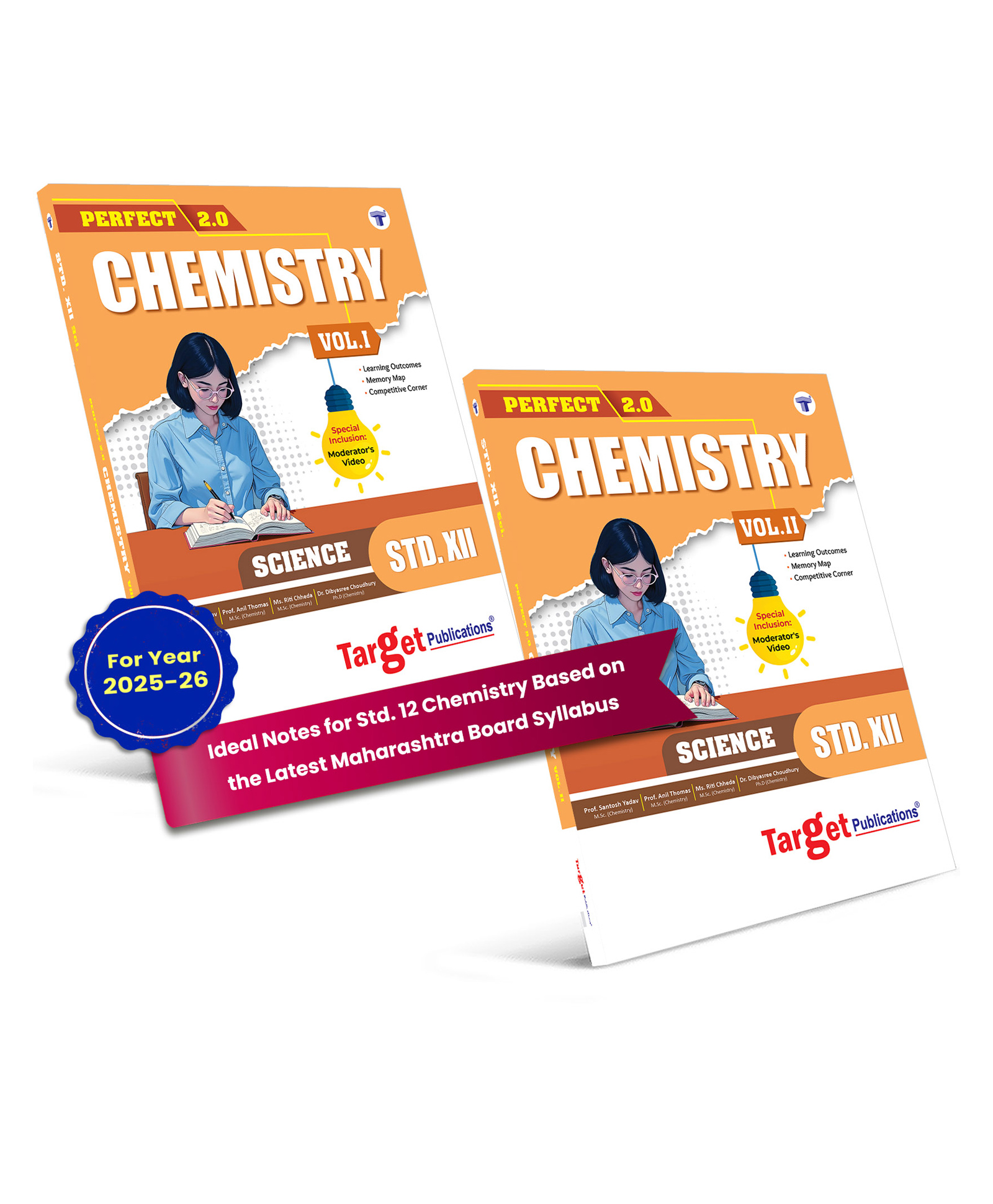 Std 12 Science Chemistry 1 & 2 Books | HSC Maharashtra State Board | Based on Std XII New Syllabus | Perfect Notes | Set of 2-image-8