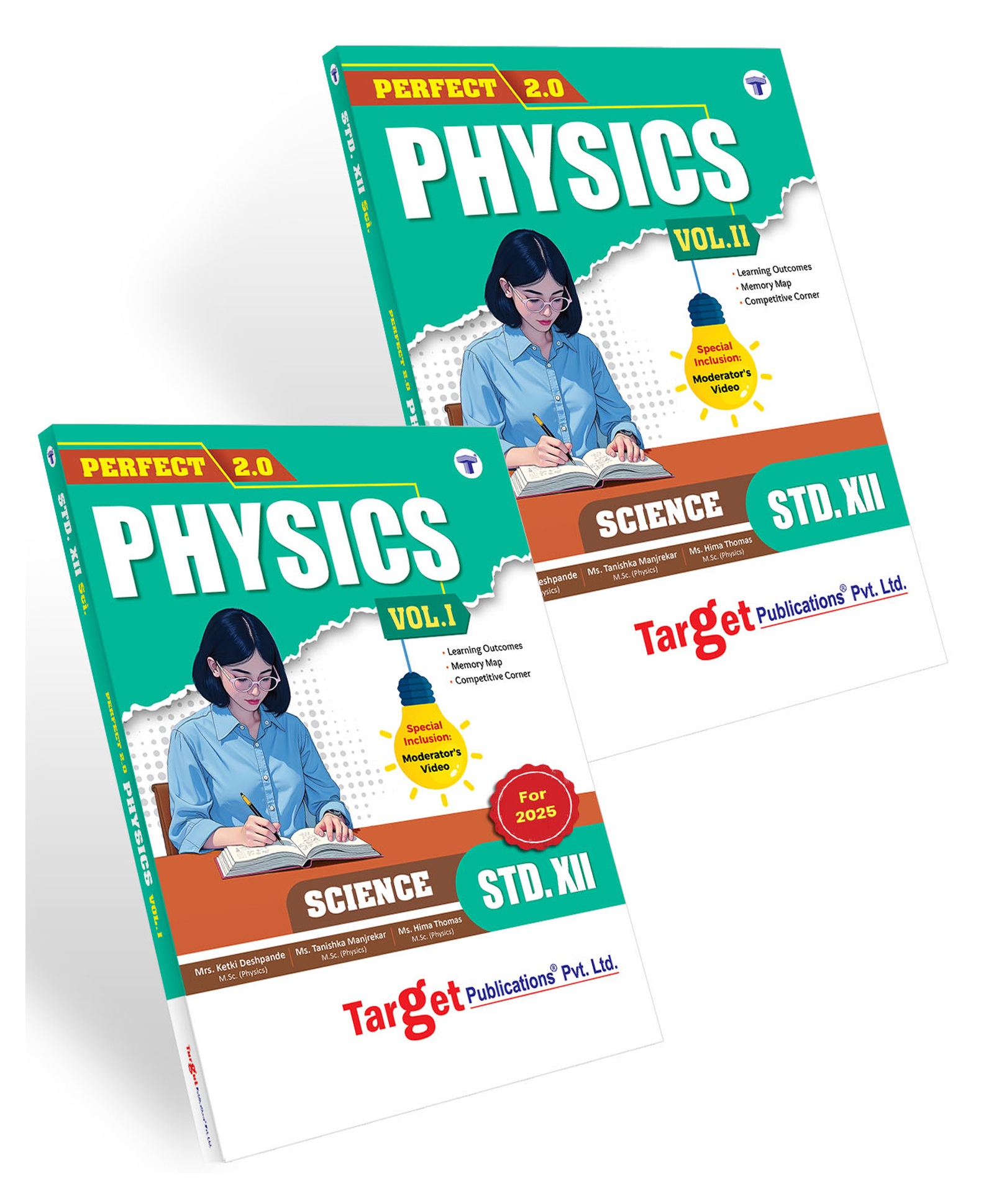 Std 12 Science Physics 1 & 2 Books | HSC Maharashtra Board | Includes Previous Year Board Questions, Numericals, Formula, Memory Maps | Based on Std XII New Syllabus | Perfect Notes | Set of 2-image-7