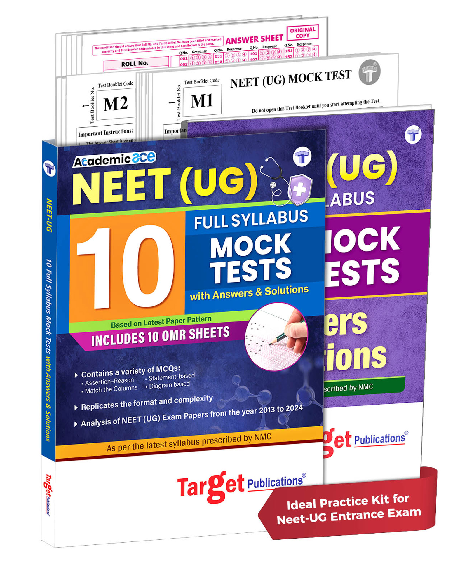 NEET UG Mock Test Papers 2024 Based on Full Syllabus Prescribed by NMC | Includes 10 NEET Practice Model Test Papers Booklet, OMR Sheets with Answers & Solutions Book-image-17
