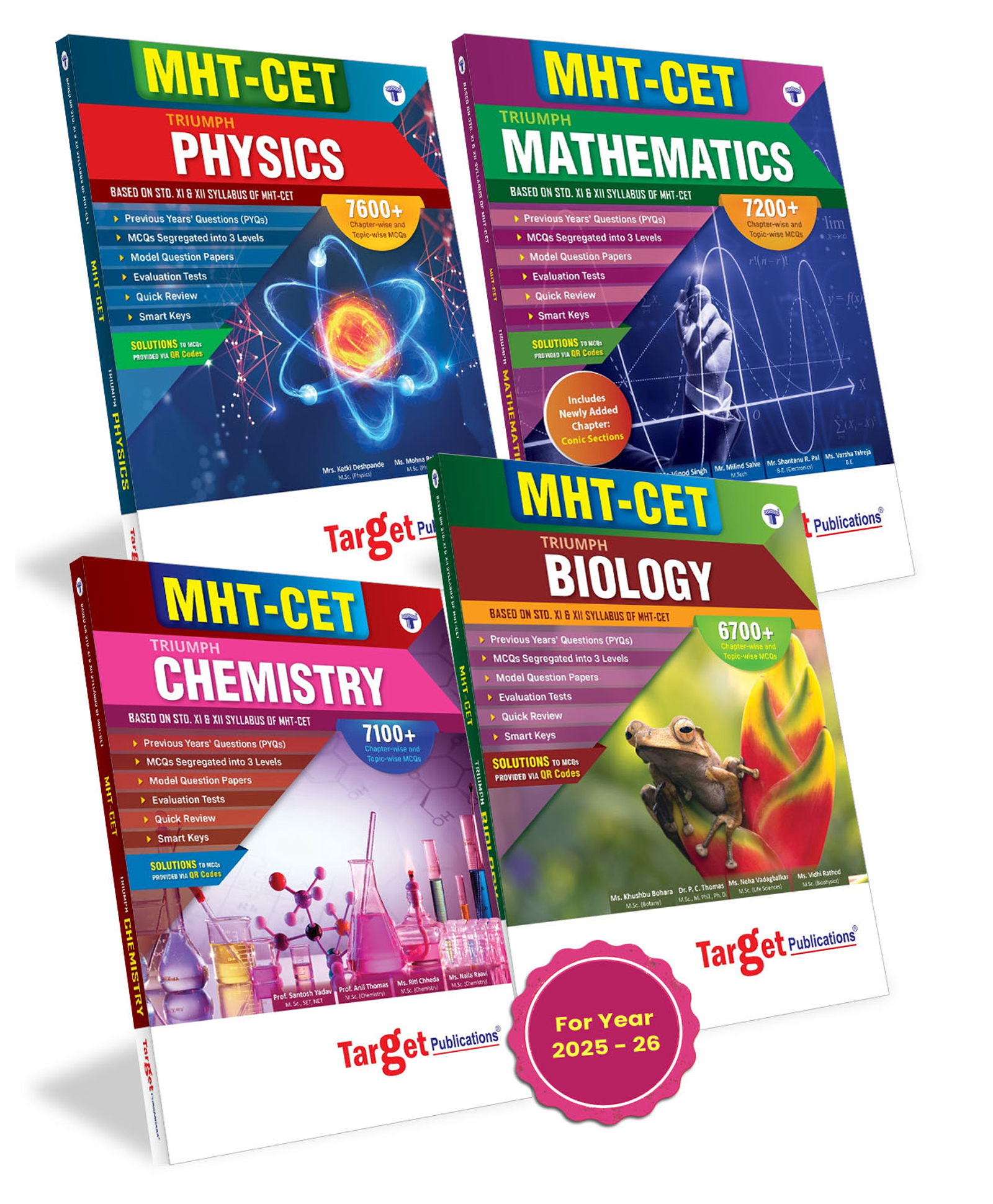 MHT-CET Triumph Physics Chemistry Maths Biology (PCMB) MCQ Books for Engineering & Pharmacy Entrance Exam 2026 | Covers relevant chapters of 11th & 12th Syllabus of Maharashtra Board | 4 Books-image-26