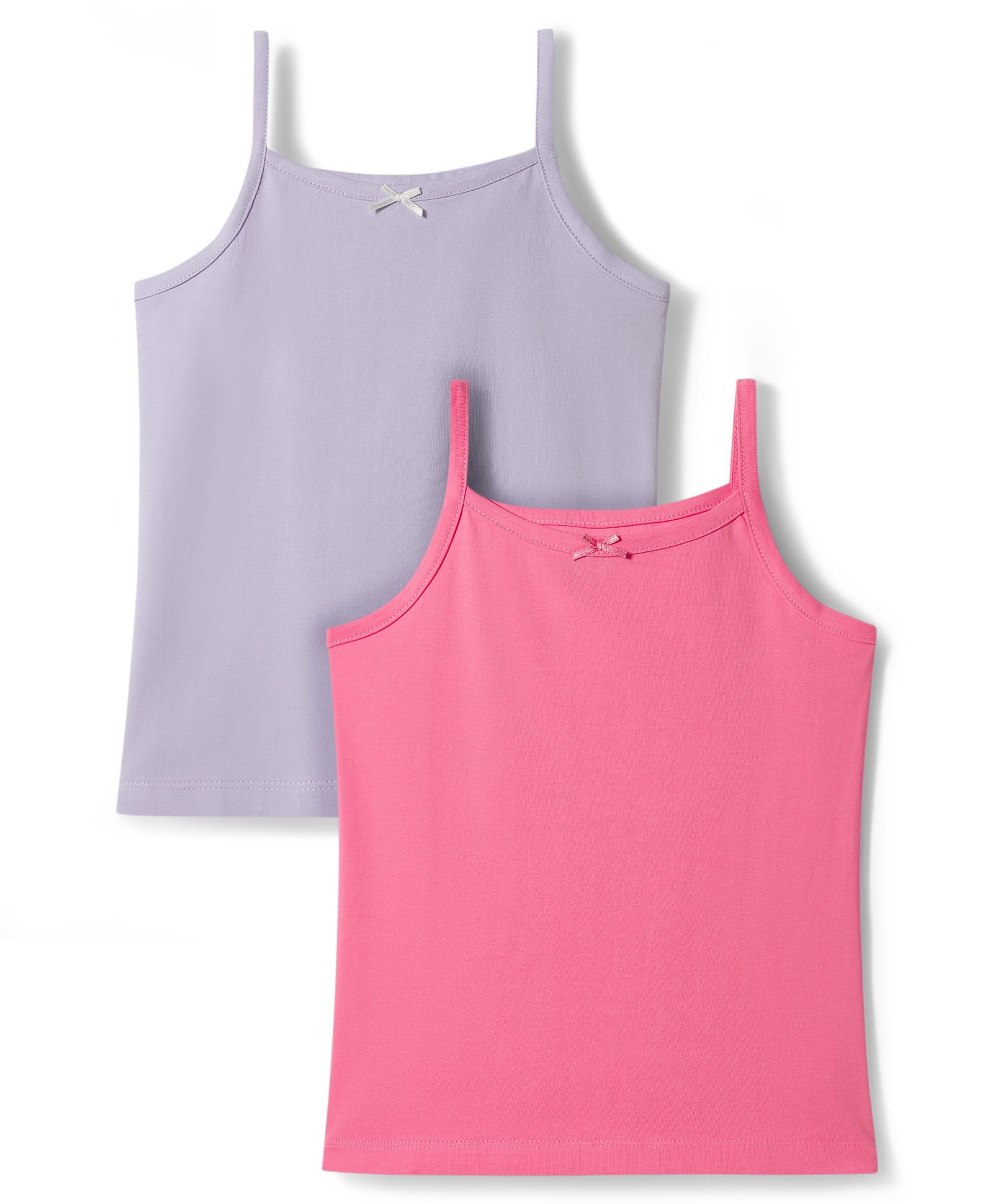 kookie kids india Kookie Kids Single Jersey Knit Sleeveless Solid Colour Slips Pack Of 2 - Purple & Pink-picture-20