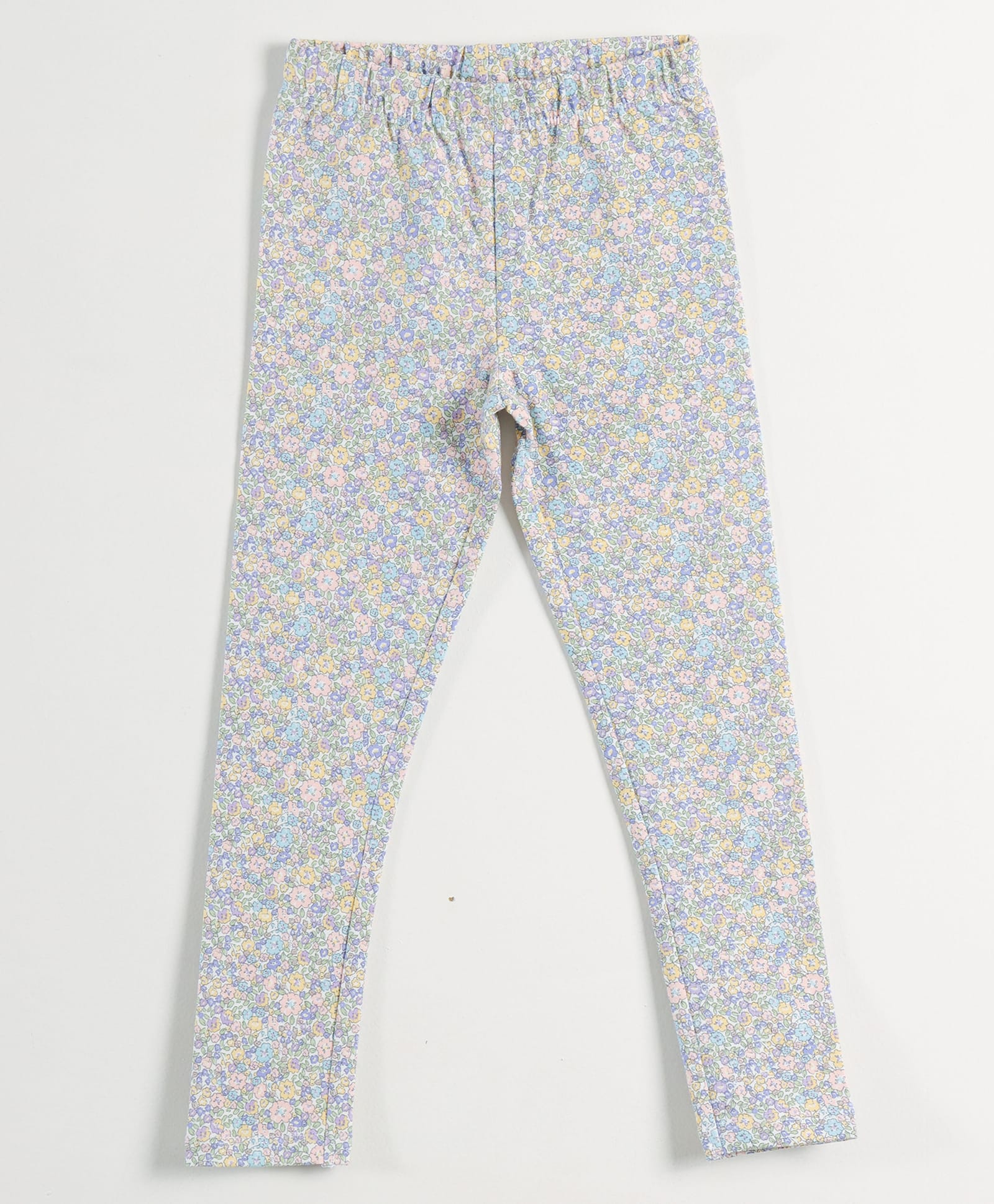 JusCubs Cotton Lycra Knit Floral Printed Leggings - Multi Colour-picture-27