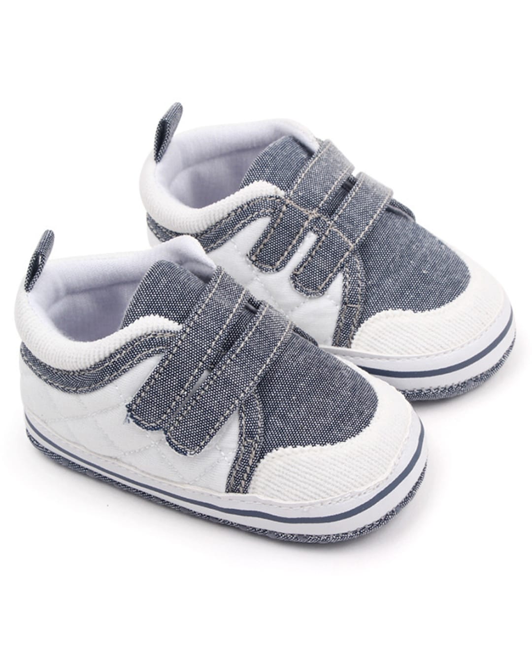 KIDLINGSS Colour Blocked Velcro Closure Booties - Grey-picture-20