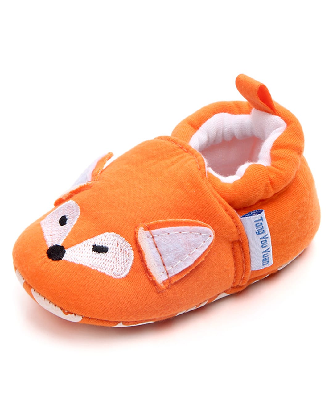 KIDLINGSS Fox Embroidered Slip On Booties - Orange-picture-12