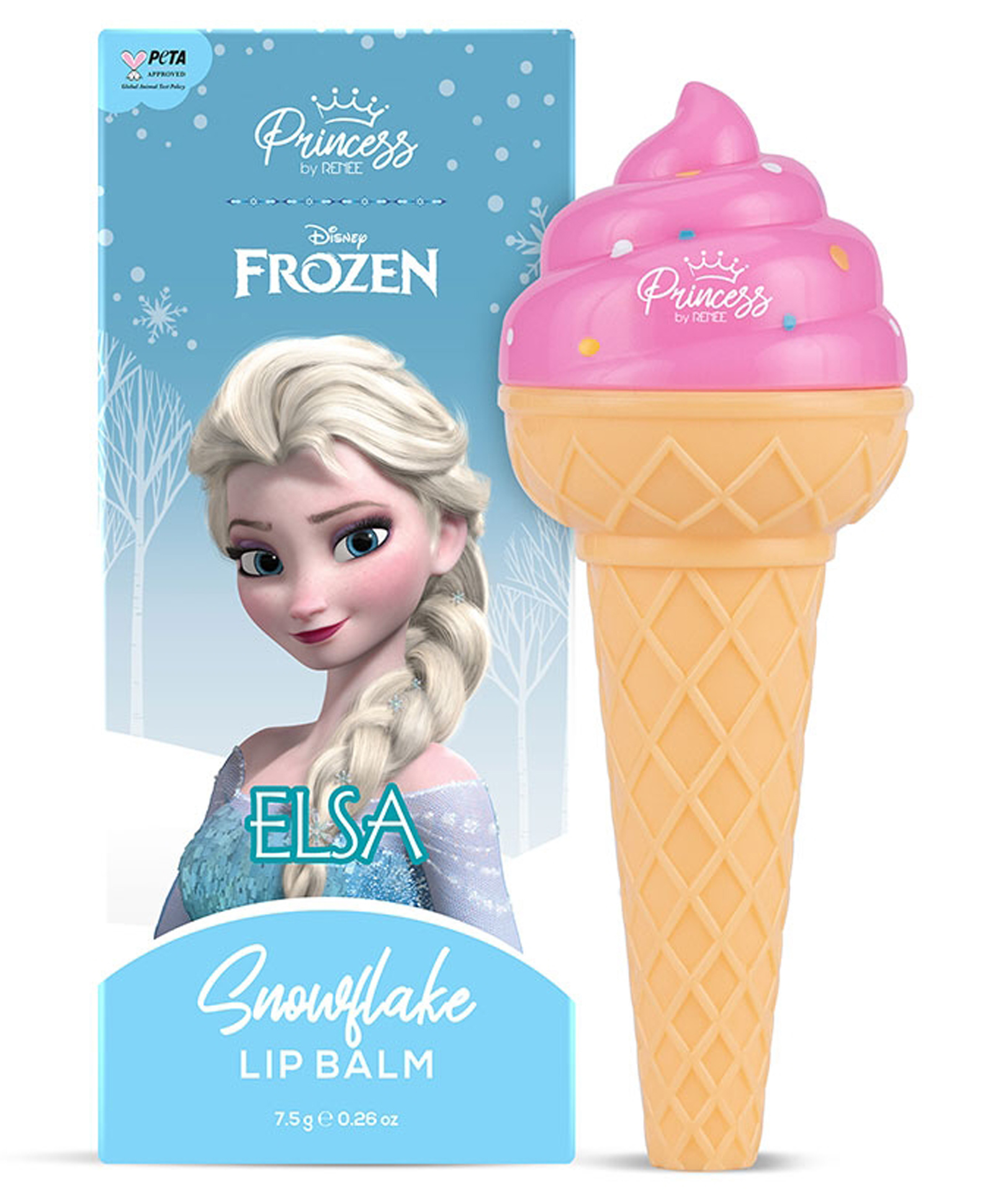 Renee Cosmetics Princess By RENEE Disney Frozen ELSA Snowflake Lip Balm - 7.5 g-picture-0