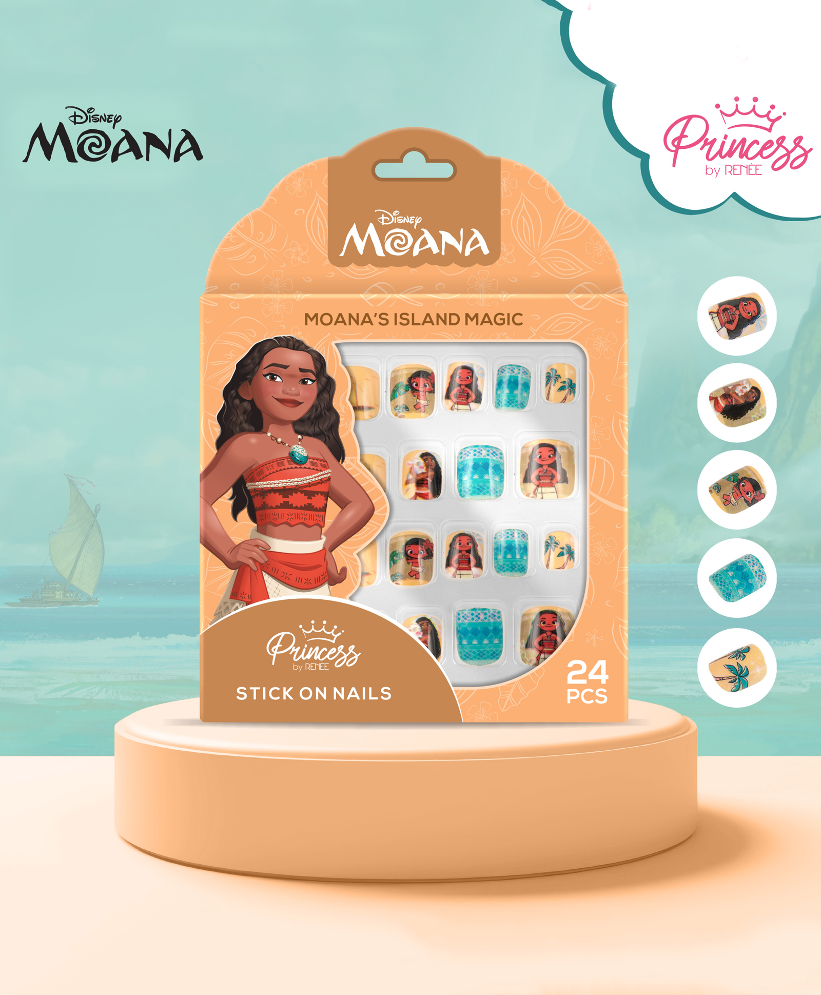 Renee Cosmetics Princess by Renee Moana's Tropical Trio - Multicolour-picture-4