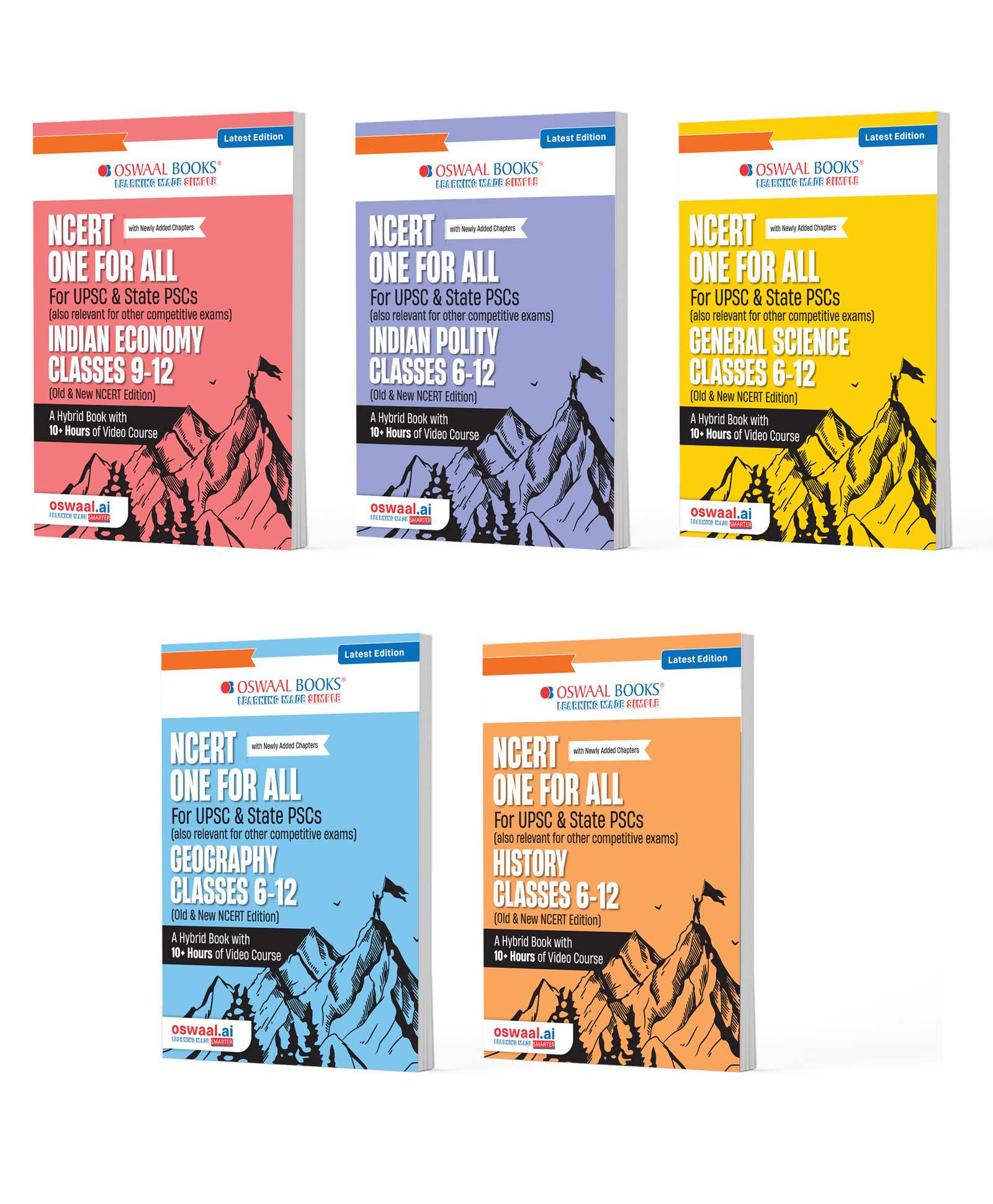 OSWAAL BOOKS NCERT One for All Book For UPSC and State PSCs History, Geography, General Science, Indian Polity and Indian Economy (Set of 5 Books) Old and New NCERT Edition, Latest Edition-picture-28