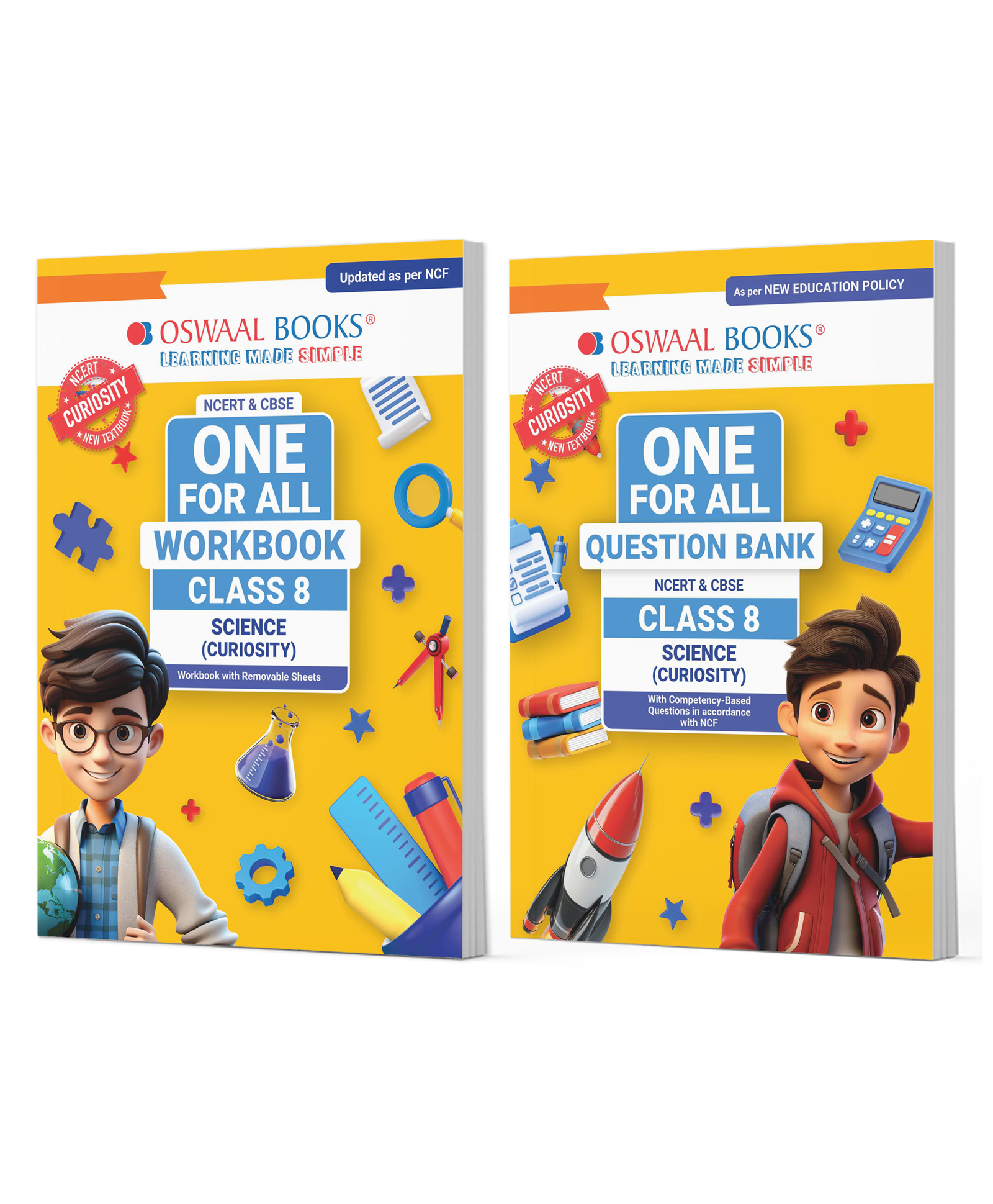 OSWAAL BOOKS One For All Question Bank + One For All Workbook (NCERT & CBSE) Class 8 Science (Set of 2 Books) | Updated As Per NCF For Latest Exam-image-43