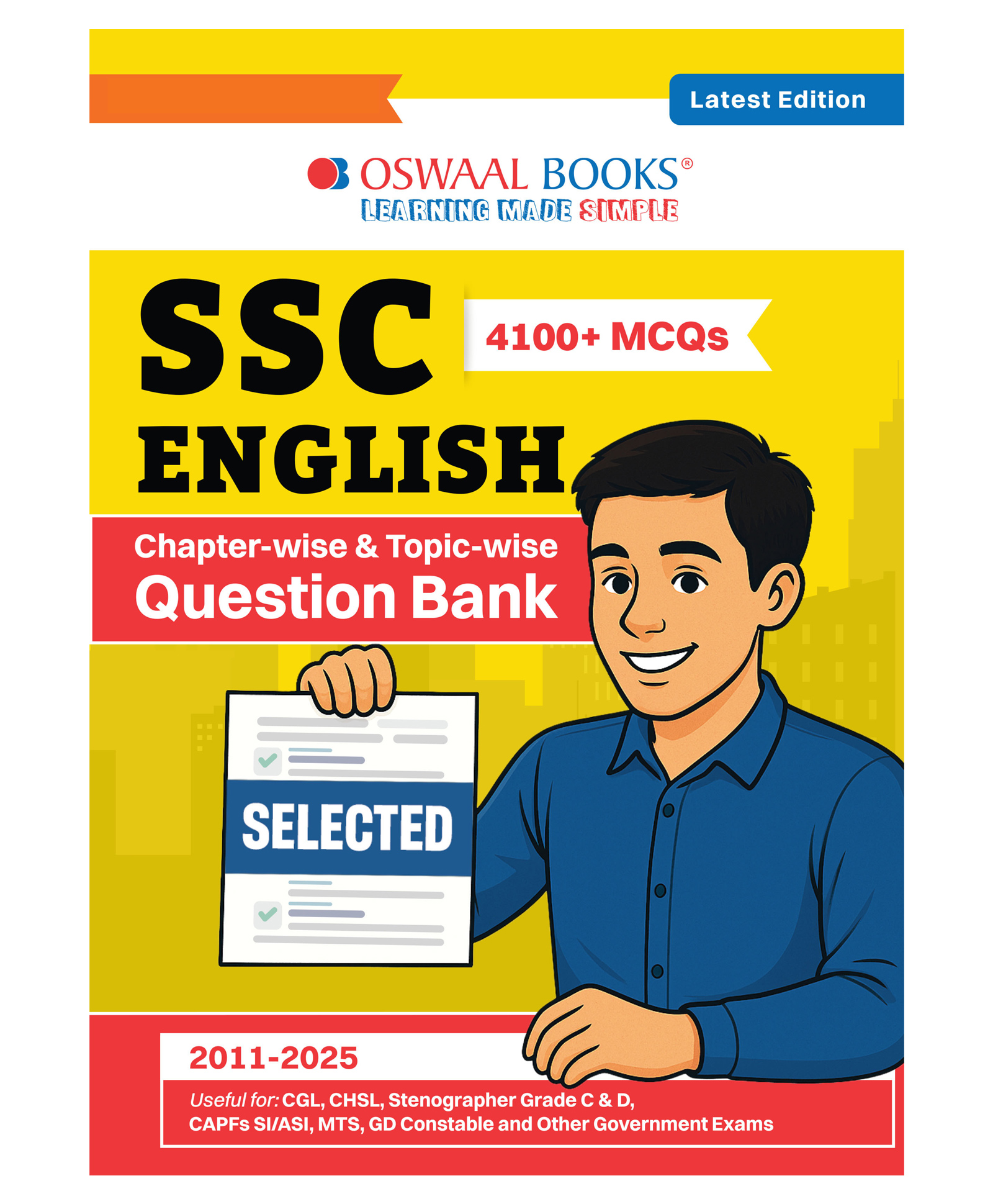 OSWAAL BOOKS SSC (Staff Selection Commission)| Tier-1 | Chapter-wise & Topic-wise Question Bank 2011 to 2025| English Comprehension | For 2026 Exam-image-42