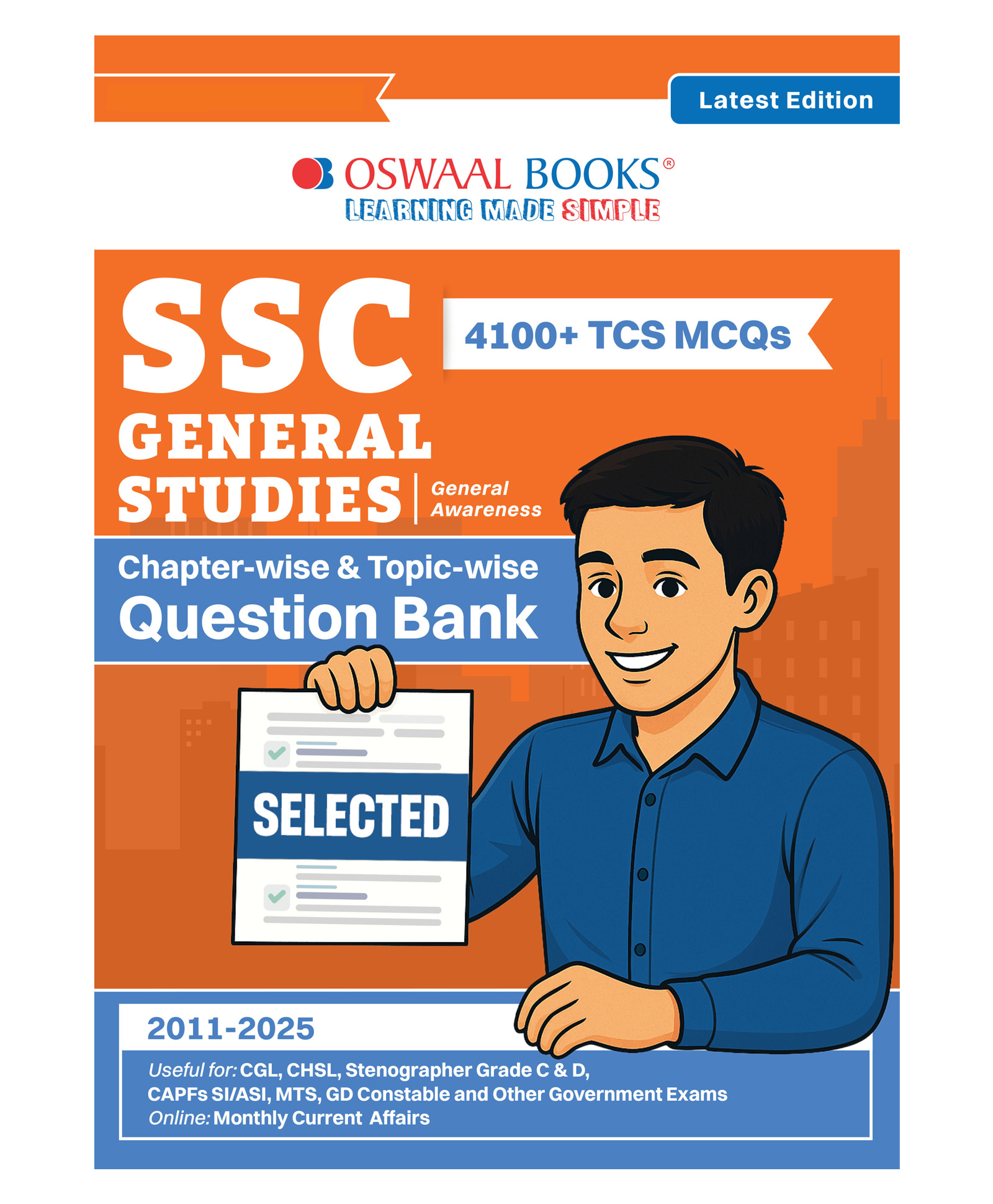 OSWAAL BOOKS SSC (Staff Selection Commission)| Tier-1 | Chapter-wise & Topic-wise Question Bank 2011 to 2025| General Studies | For 2026 Exam-image-43