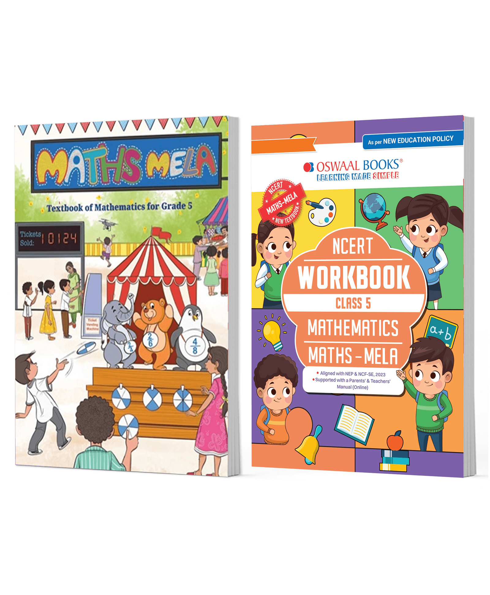 OSWAAL BOOKS NCERT Maths Mela Textbook and Workbook For Class 5 | Updated NCERT Pattern | Includes Mind Maps & Revision notes | With Parents & Teachers Manual (Set of 2 books)-image-37