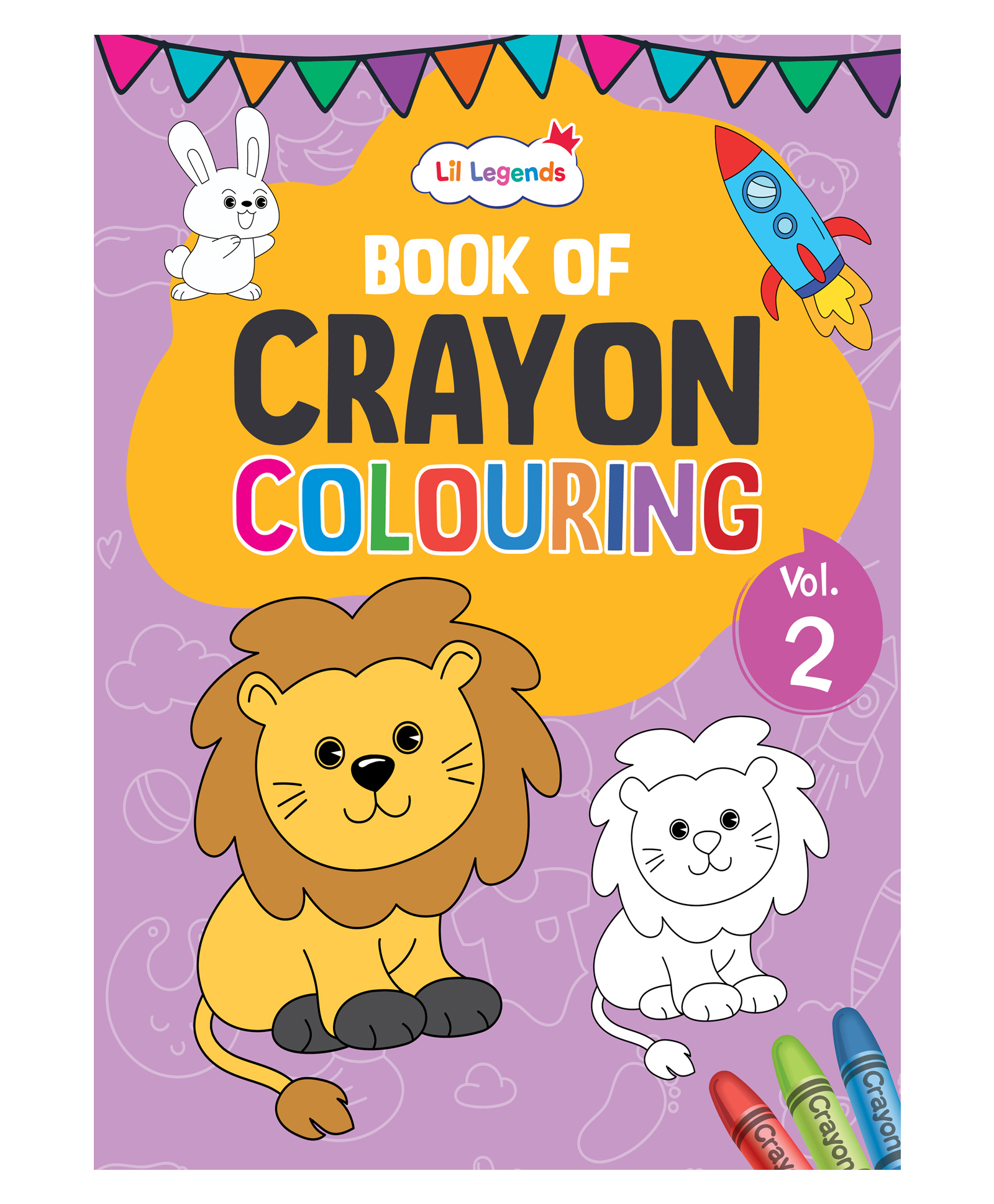 oswaal lil legends Lil Legends: Crayon Colouring Book Vol 2-picture-18