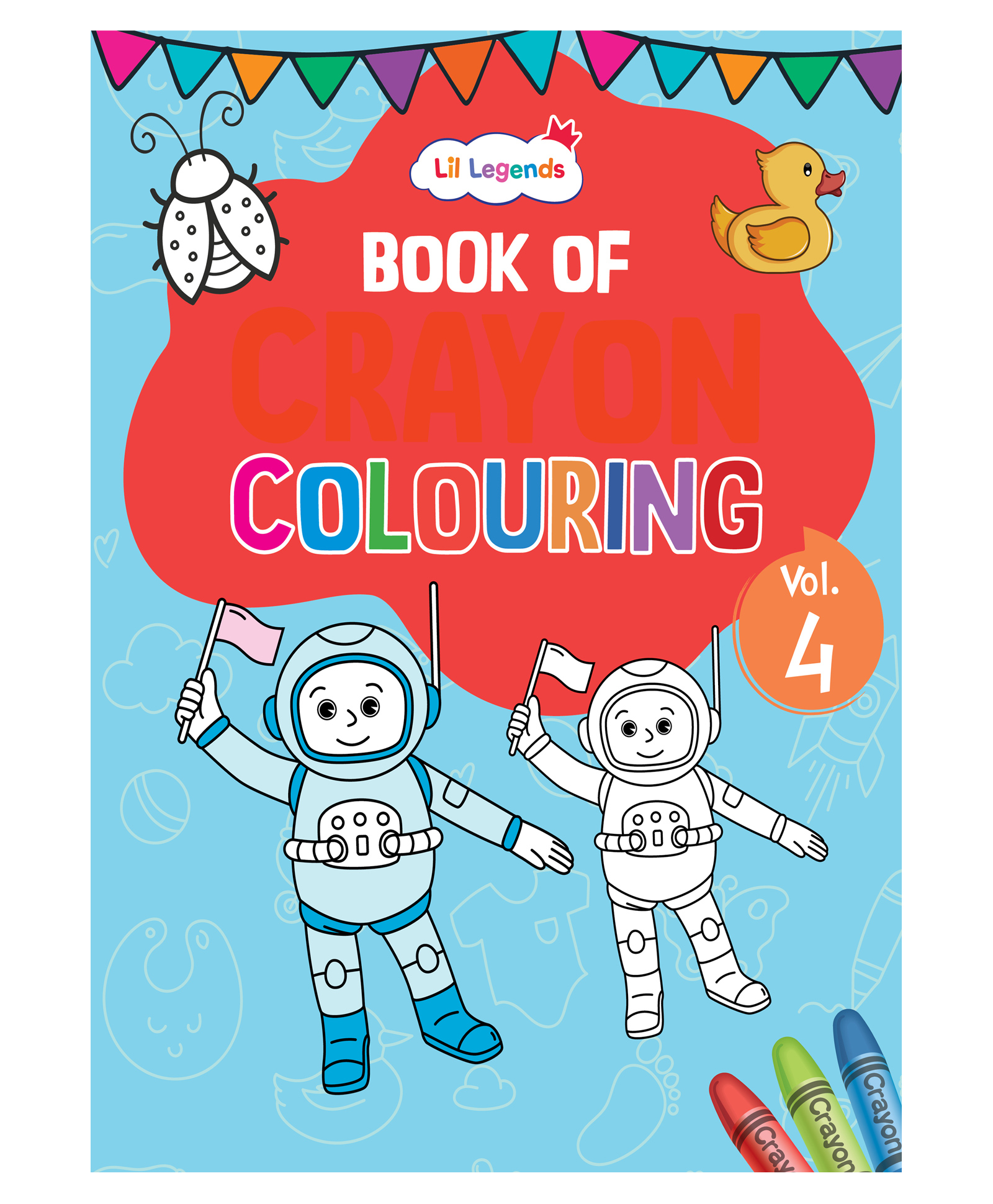 OSWAAL BOOKS Lil Legends: Crayon Colouring Book Vol 4-image-41