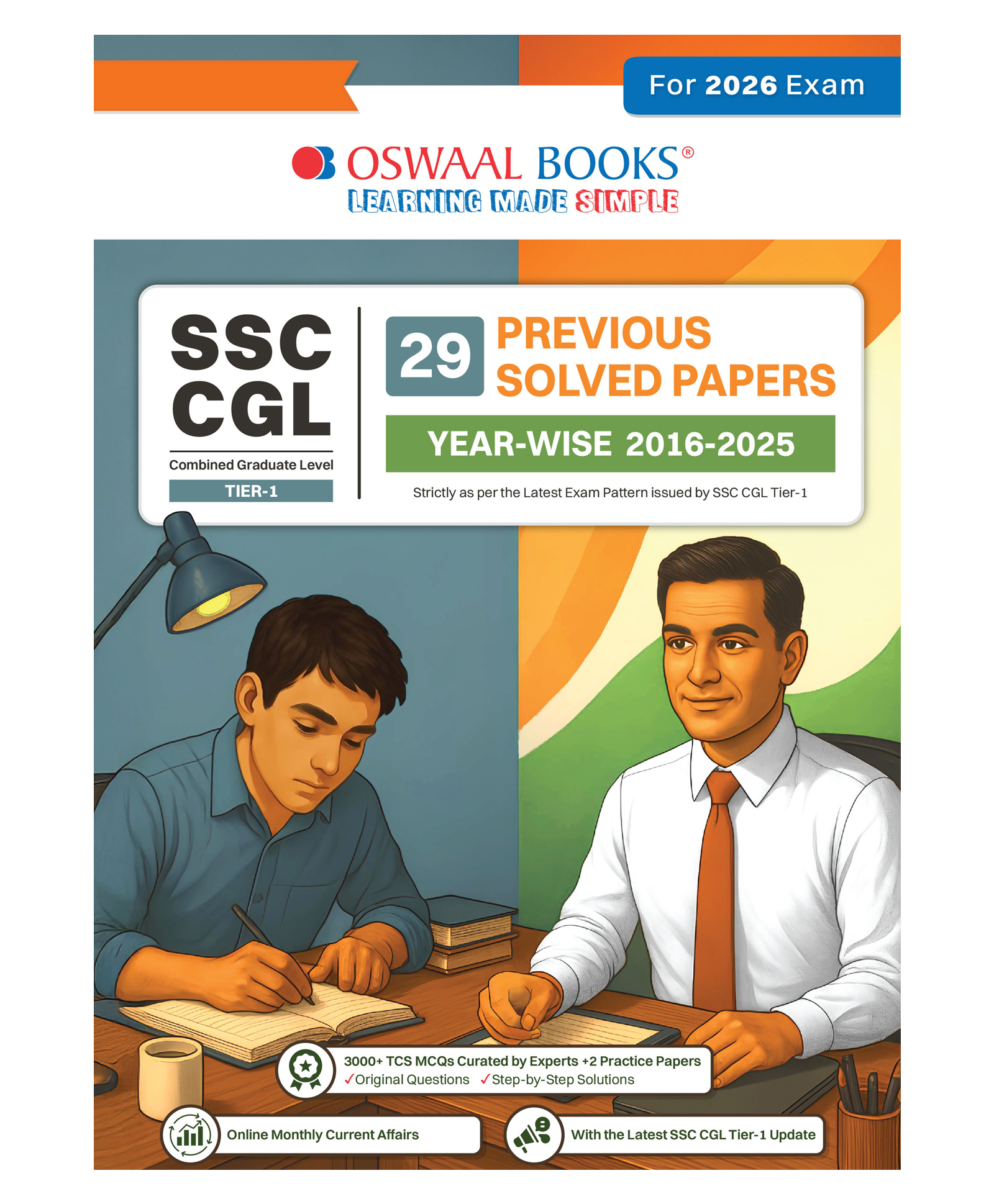 OSWAAL BOOKS SSC Staff Selection Commission CGL Combined Graduate Level Tier-1 29 Previous Solved Papers Year-wise (2016 to 2025) For Exam 2026-image-14