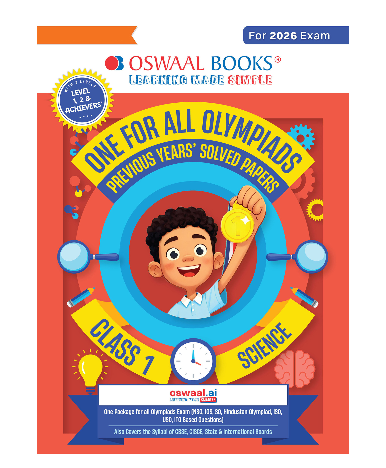 OSWAAL BOOKS One for All Olympiads Chapter-wise Previous Years' Solved Papers, Prep-Guide (with Level 1, 2 & Achievers Section) Class 1 Science For 2026 Exam-picture-18