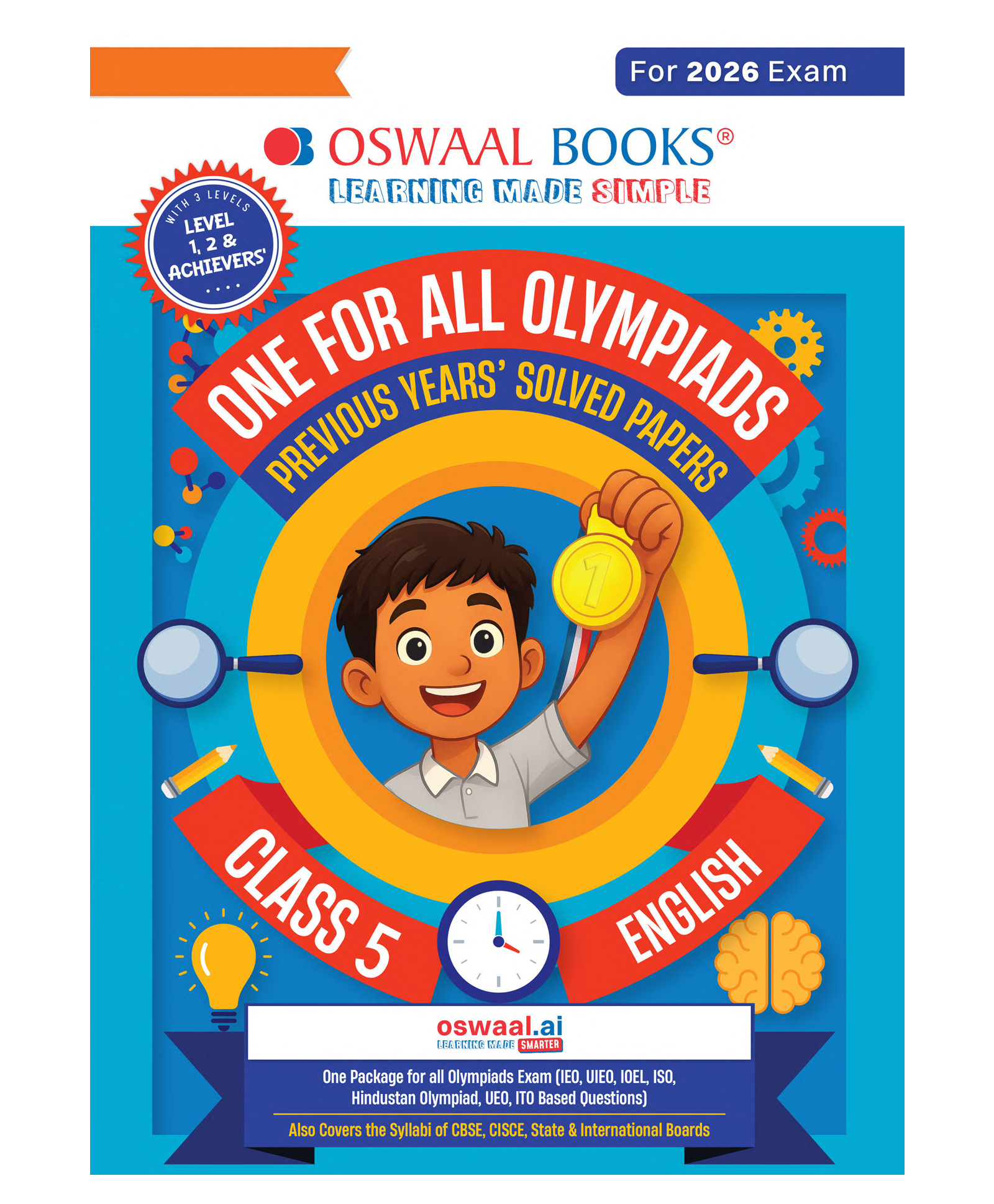 OSWAAL BOOKS One for All Olympiads Chapter-wise Previous Years' Solved Papers, Prep-Guide (with Level 1, 2 & Achievers Section) Class 5 English For 2026 Exam-image-41