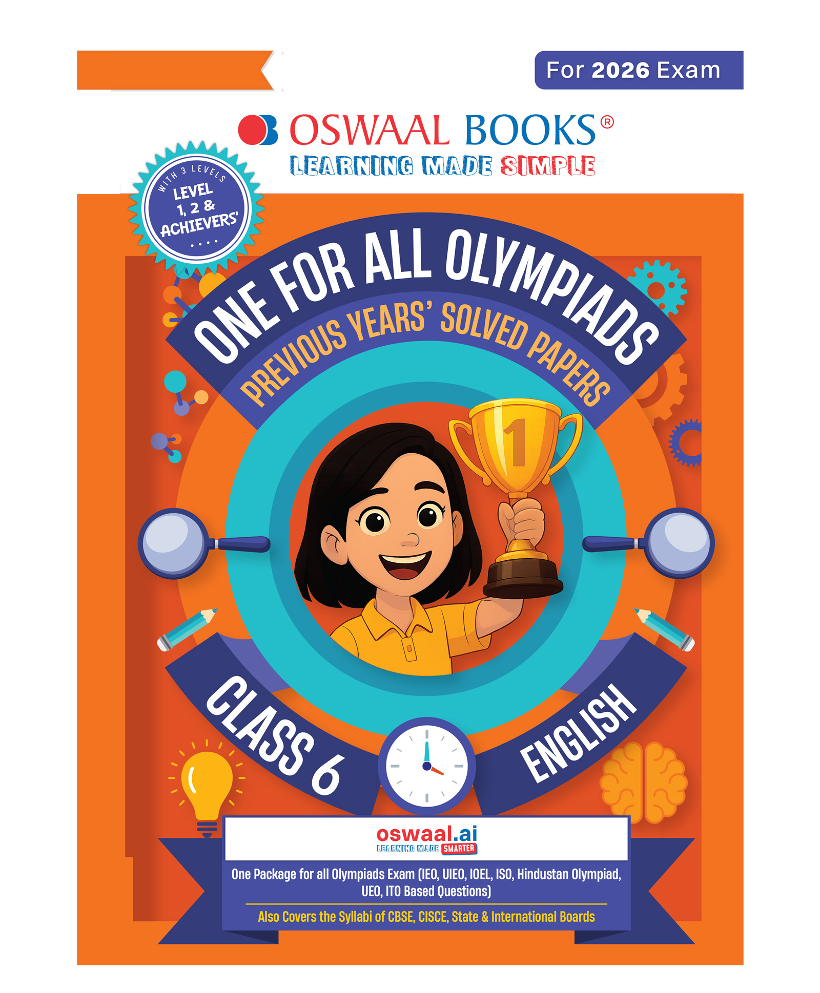 OSWAAL BOOKS One for All Olympiads Chapter-wise Previous Years' Solved Papers, Prep-Guide (with Level 1, 2 & Achievers Section) Class 6 English For 2026 Exam-picture-28