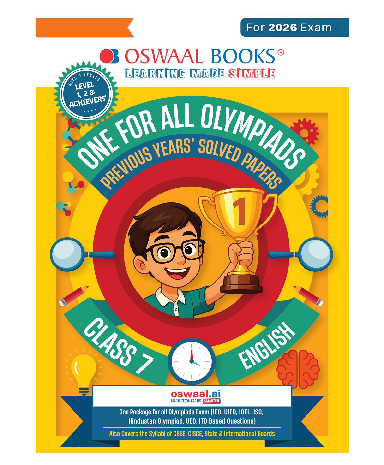 OSWAAL BOOKS One for All Olympiads Chapter-wise Previous Years' Solved Papers, Prep-Guide (with Level 1, 2 & Achievers Section) Class 7 English For 2026 Exam-picture-25