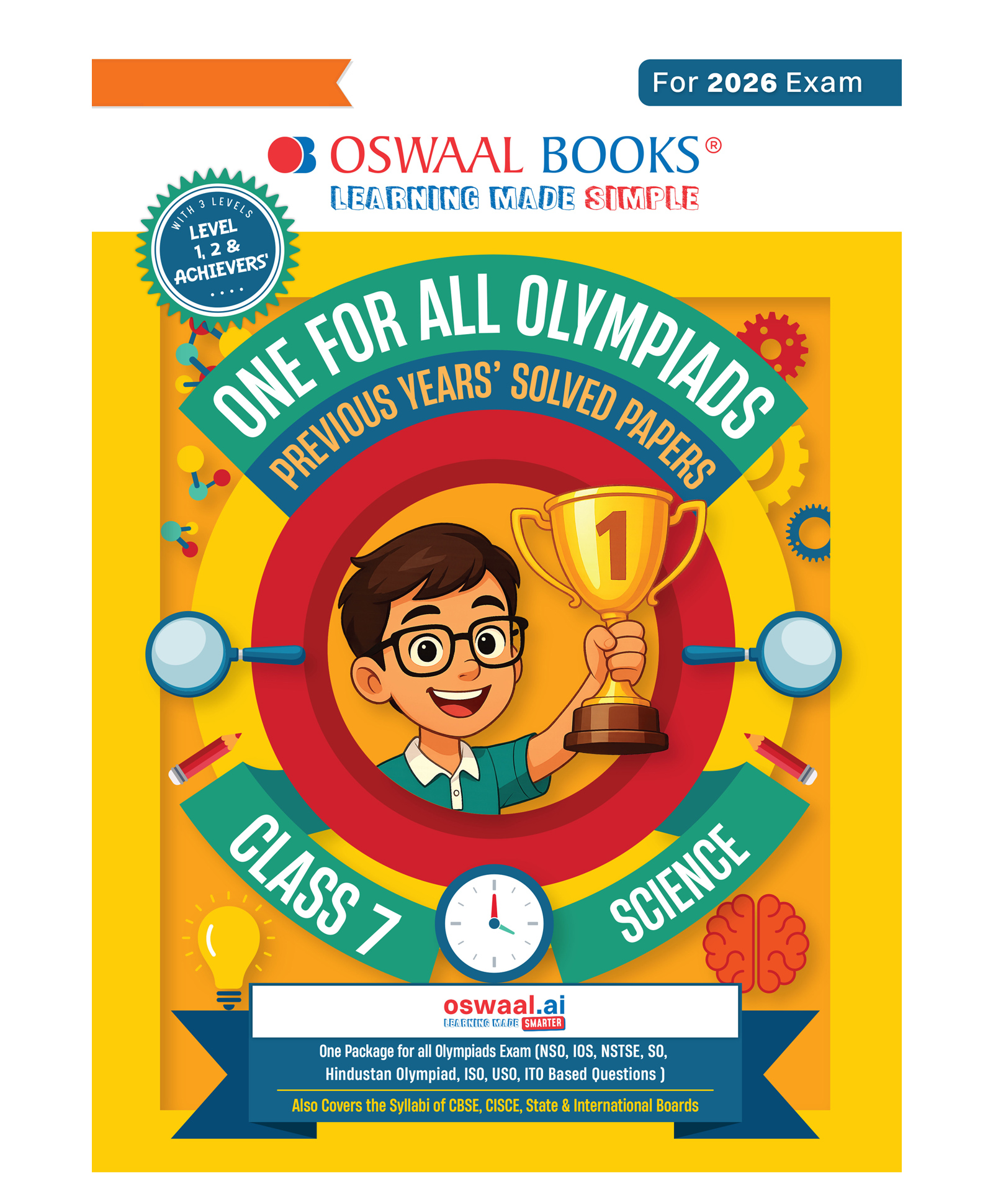 OSWAAL BOOKS One for All Olympiads Chapter-wise Previous Years' Solved Papers, Prep-Guide (with Level 1, 2 & Achievers Section) Class 7 Science For 2026 Exam-picture-14