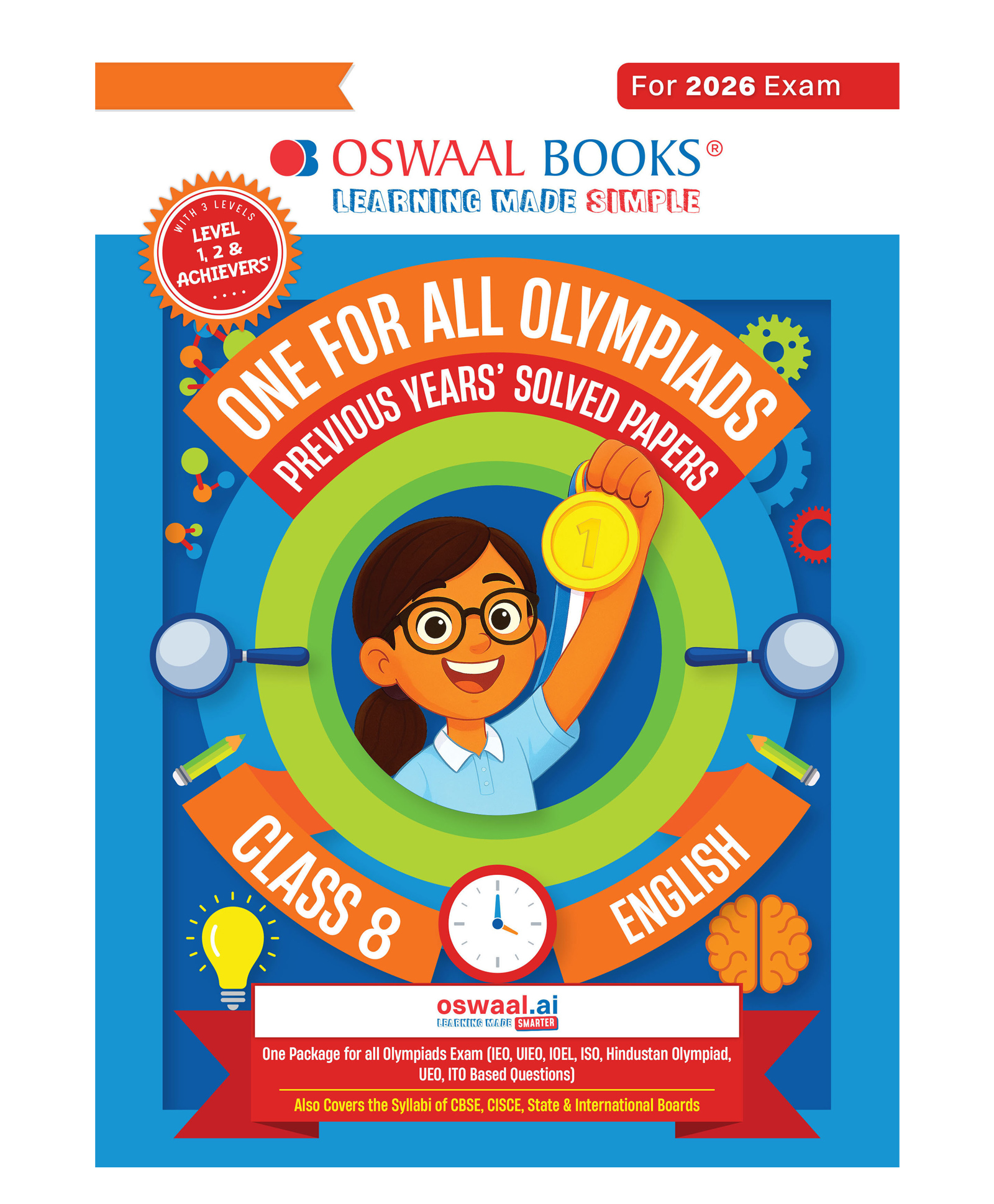 OSWAAL BOOKS One for All Olympiads Chapter-wise Previous Years' Solved Papers, Prep-Guide (with Level 1, 2 & Achievers Section) Class 8 English For 2026 Exam-picture-20