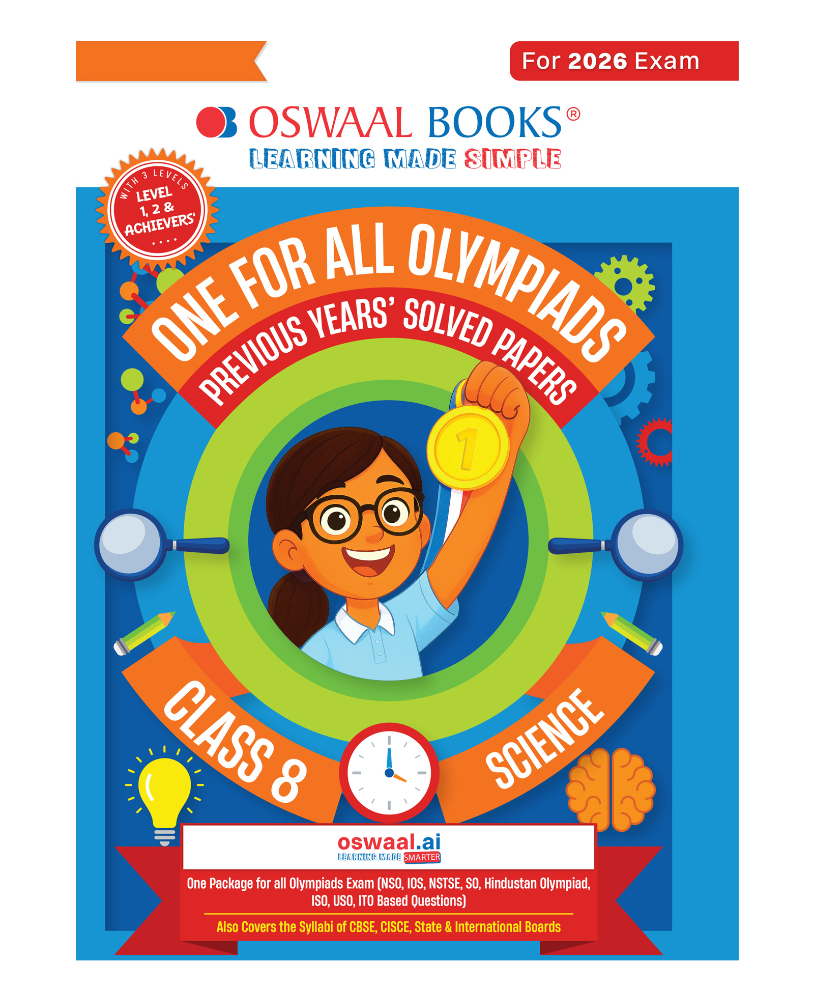 OSWAAL BOOKS One for All Olympiads Chapter-wise Previous Years' Solved Papers, Prep-Guide (with Level 1, 2 & Achievers Section) Class 8 Science For 2026 Exam-image-36