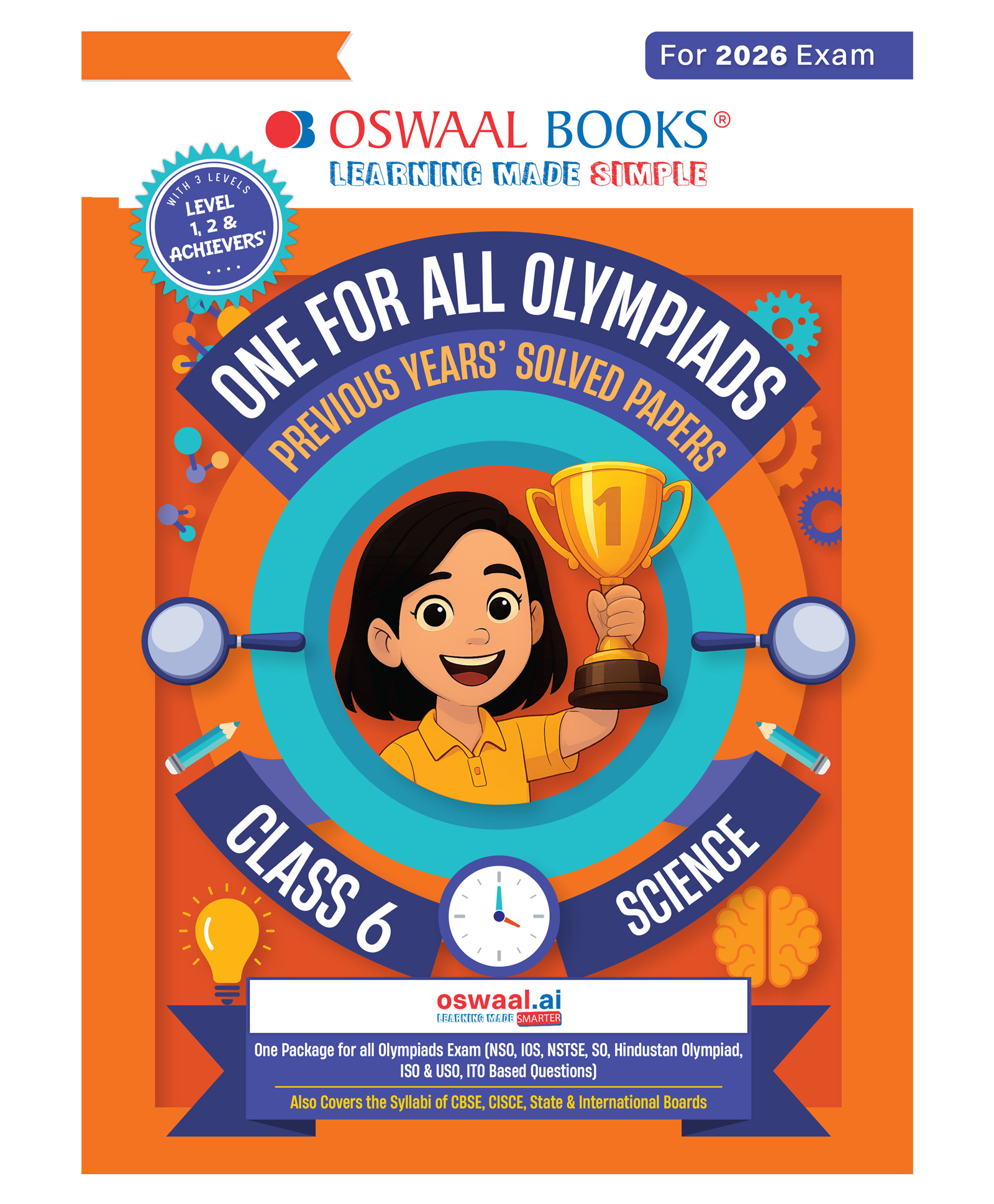 OSWAAL BOOKS One for All Olympiads Chapter-wise Previous Years' Solved Papers, Prep-Guide (with Level 1, 2 & Achievers Section) Class 6 Science For 2026 Exam-image-46
