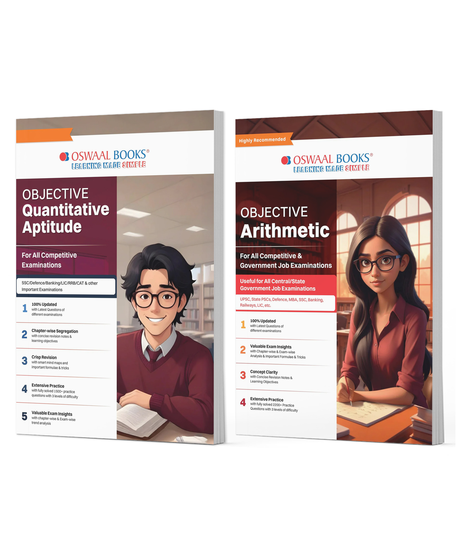 OSWAAL BOOKS Quantitative Aptitude & Arithmetic Objective Books for Competitive Exams | SSC, Banking, RRB, Defence | Set of 2 Books-image-9