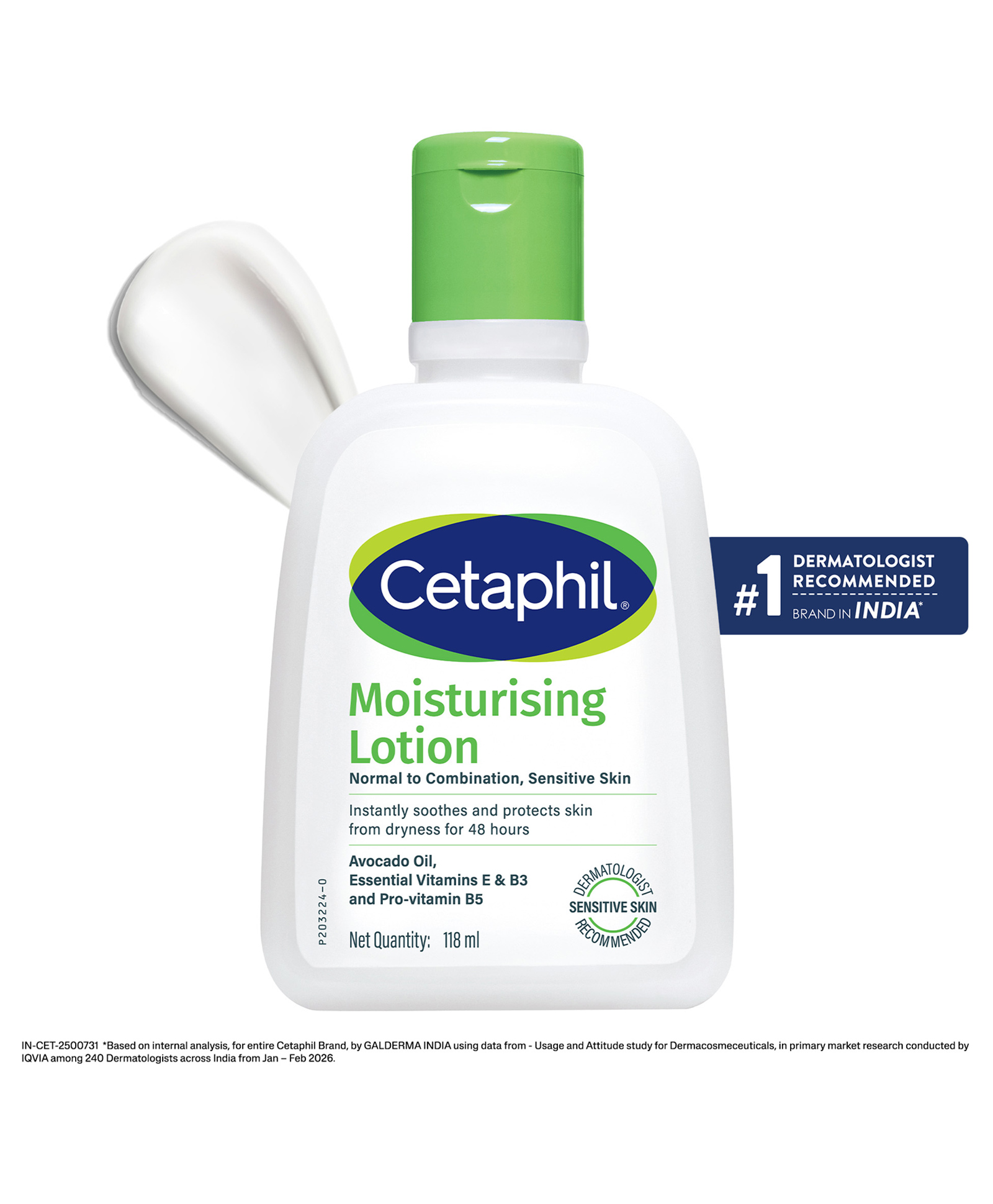 Cetaphil Moisture Restore Lightweight Hydrating Lotion with Avocado Oil - 118 ml-image-32