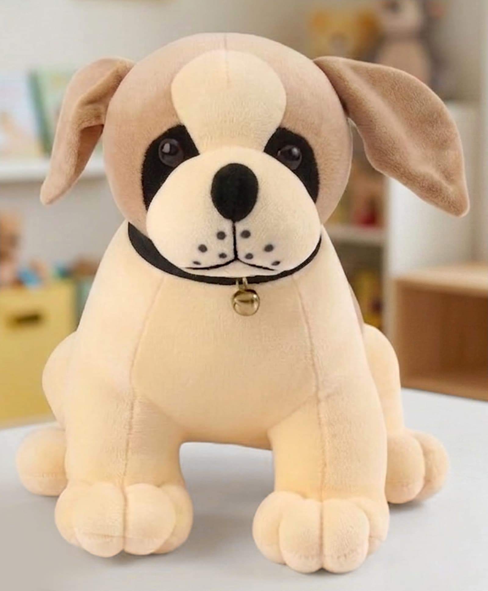 Play Nation Height 30 cm Adorable Puppy Soft Toy | Cute & Cuddly Plush Dog| Soft Premium Fabric| Durable Stitching| Ideal Gifting Option| Home & Car Decor| Huggable Companion-picture-44
