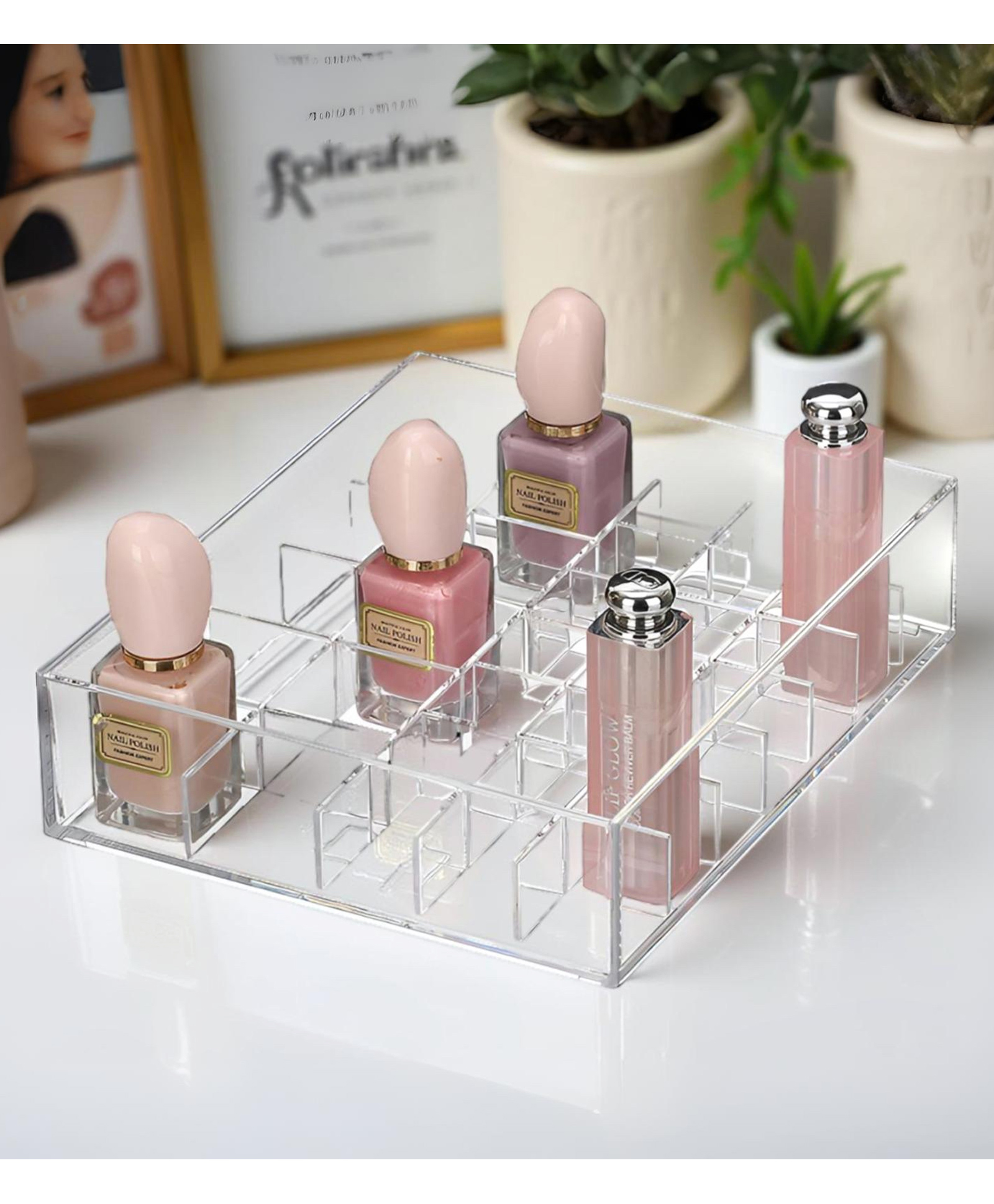 STOR Stackable Acrylic Organiser | Durable, Space-Saving Storage for Kitchen, Bathroom, Office & Closet | Transparent-picture-27