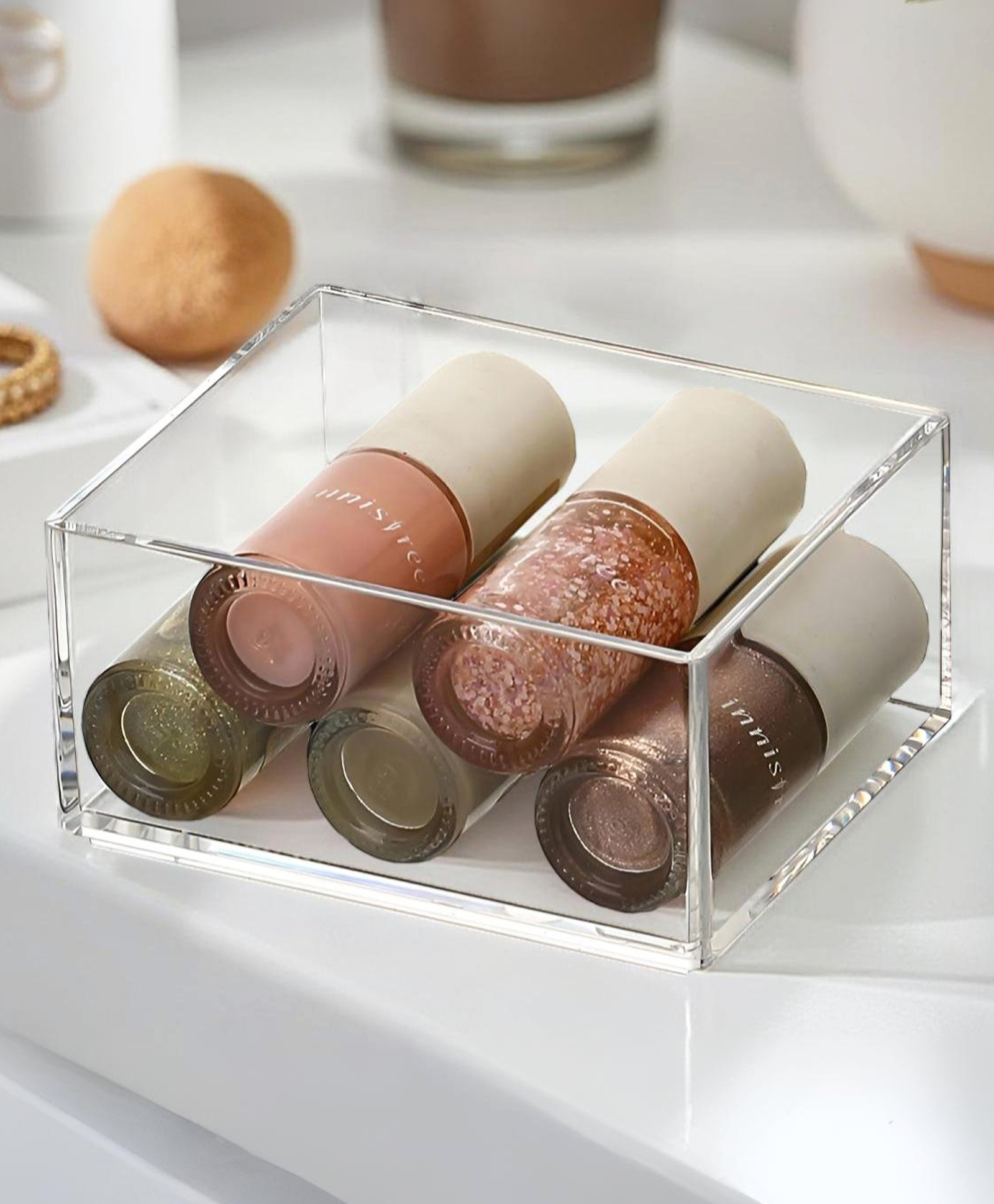 STOR Stackable Acrylic Organiser | Durable, Space-Saving Storage for Kitchen, Bathroom, Office & Closet | Transparent-image-11