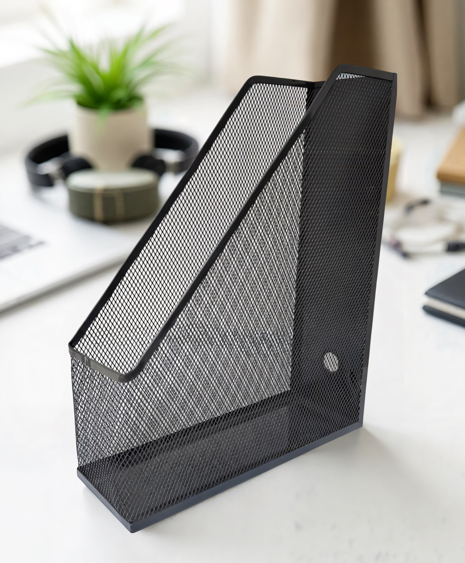 STOR Mesh File Organizer | Durable Metal, Modular Design with Open-Mesh Visibility | Ash Gray-image-45