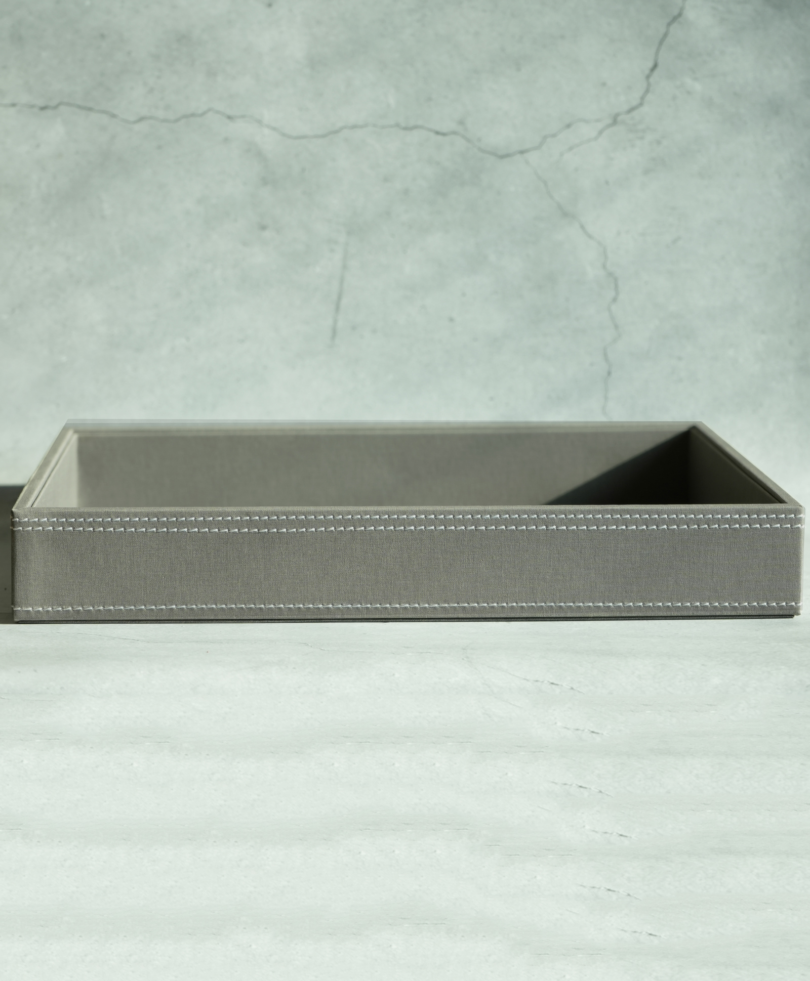 STOR Large PU Leather Multipurpose Serving Tray | Home & Office Use | Tan Brown-image-24