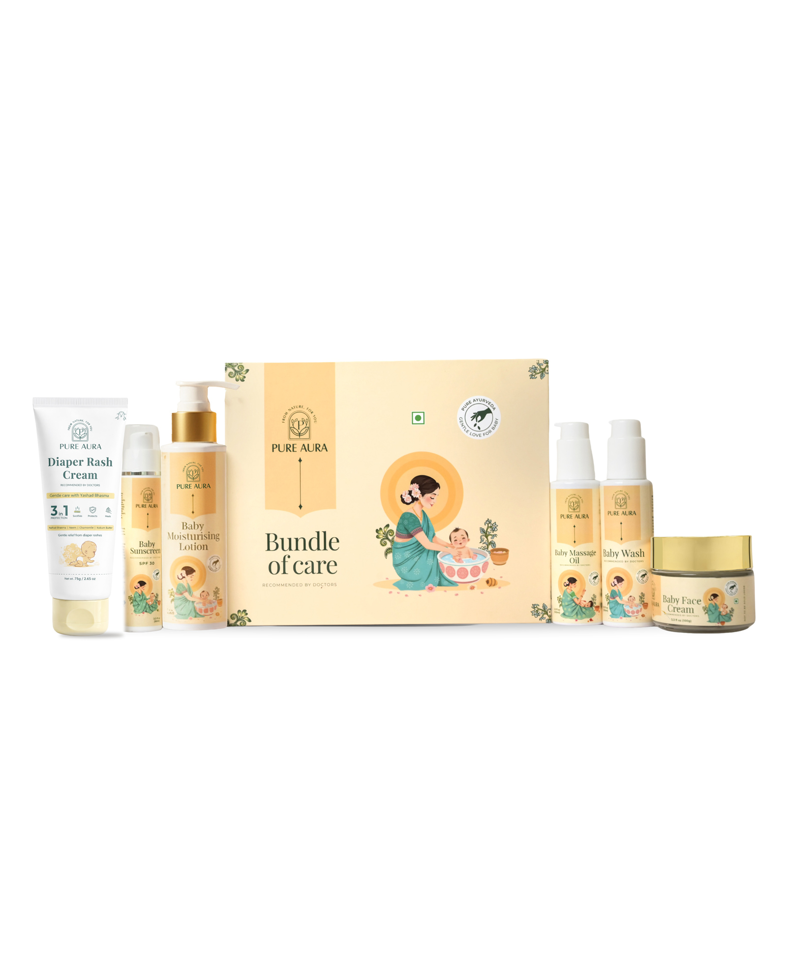 Pure Aura Care Kit Enriched with Natural Ingredients -650 ml-image-5