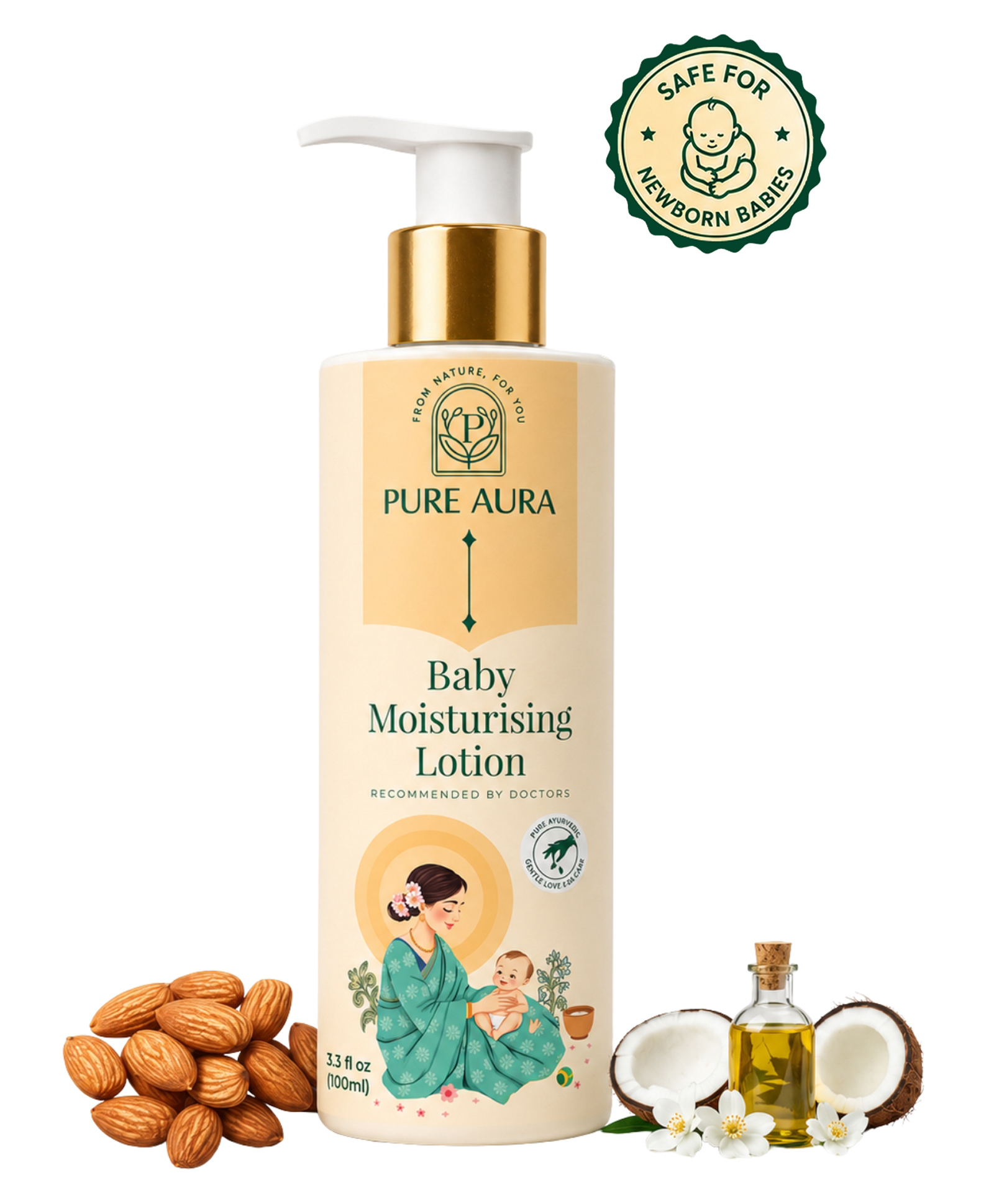 Pure Aura Baby Rich Moisturizing Lotion - 100 ml-picture-22