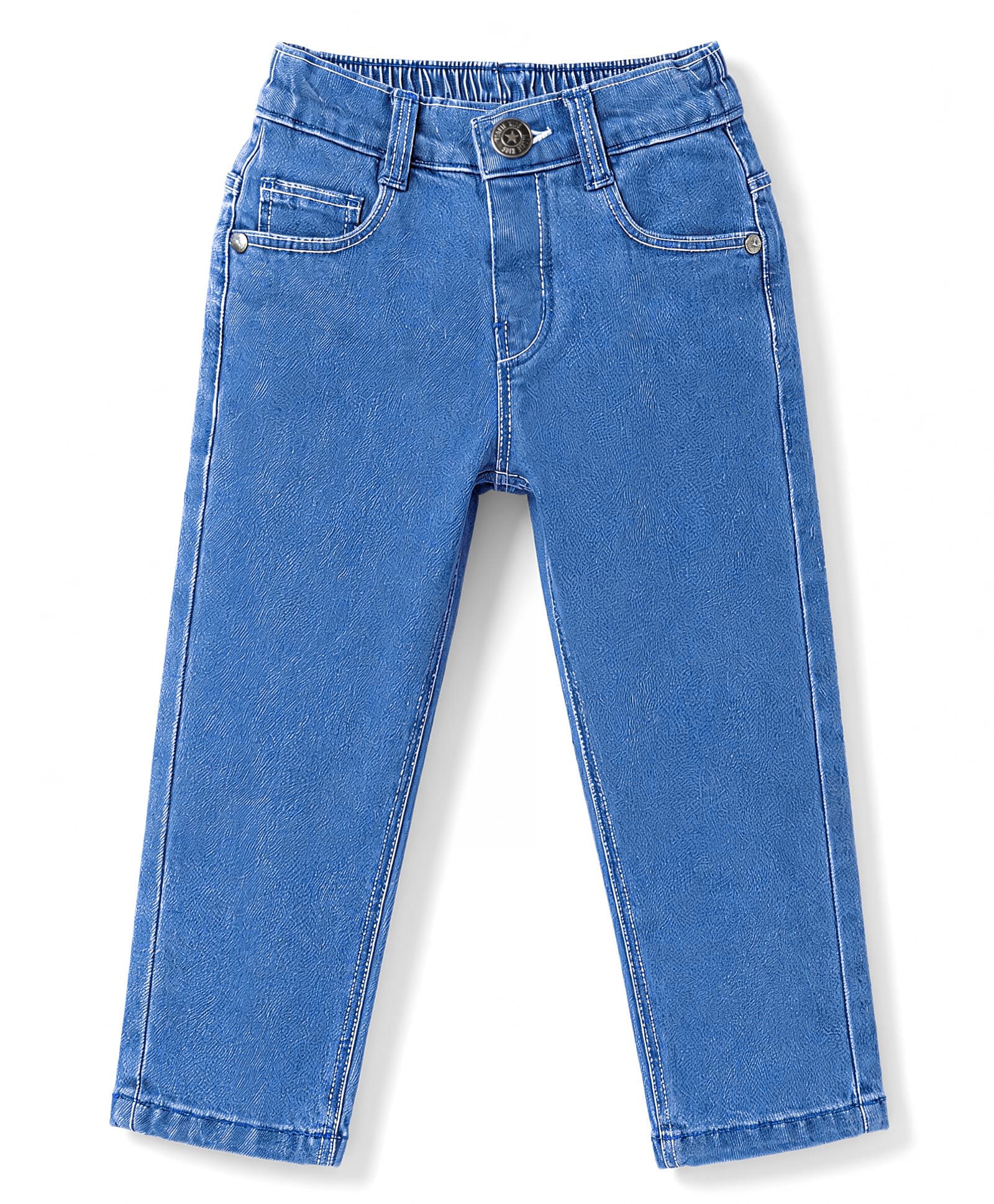 kookie kids india Kookie Kids Denim Full Length Washed Jeans - Light Blue-picture-13