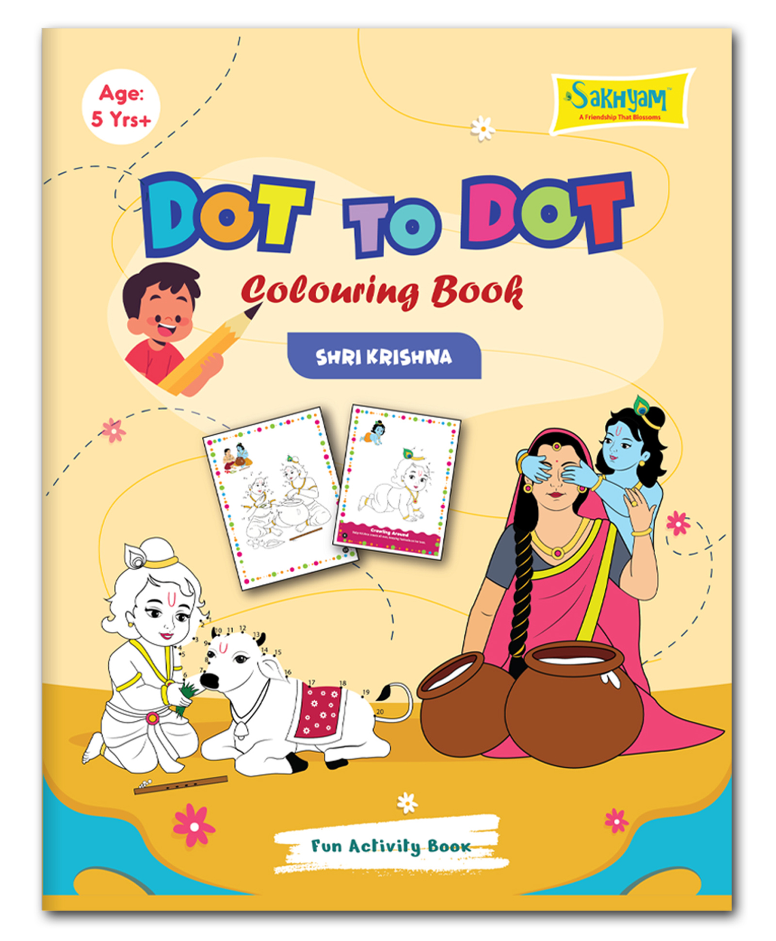 Dot To Dot - Shri Krishna, Colouring cum Activity Book-image-18