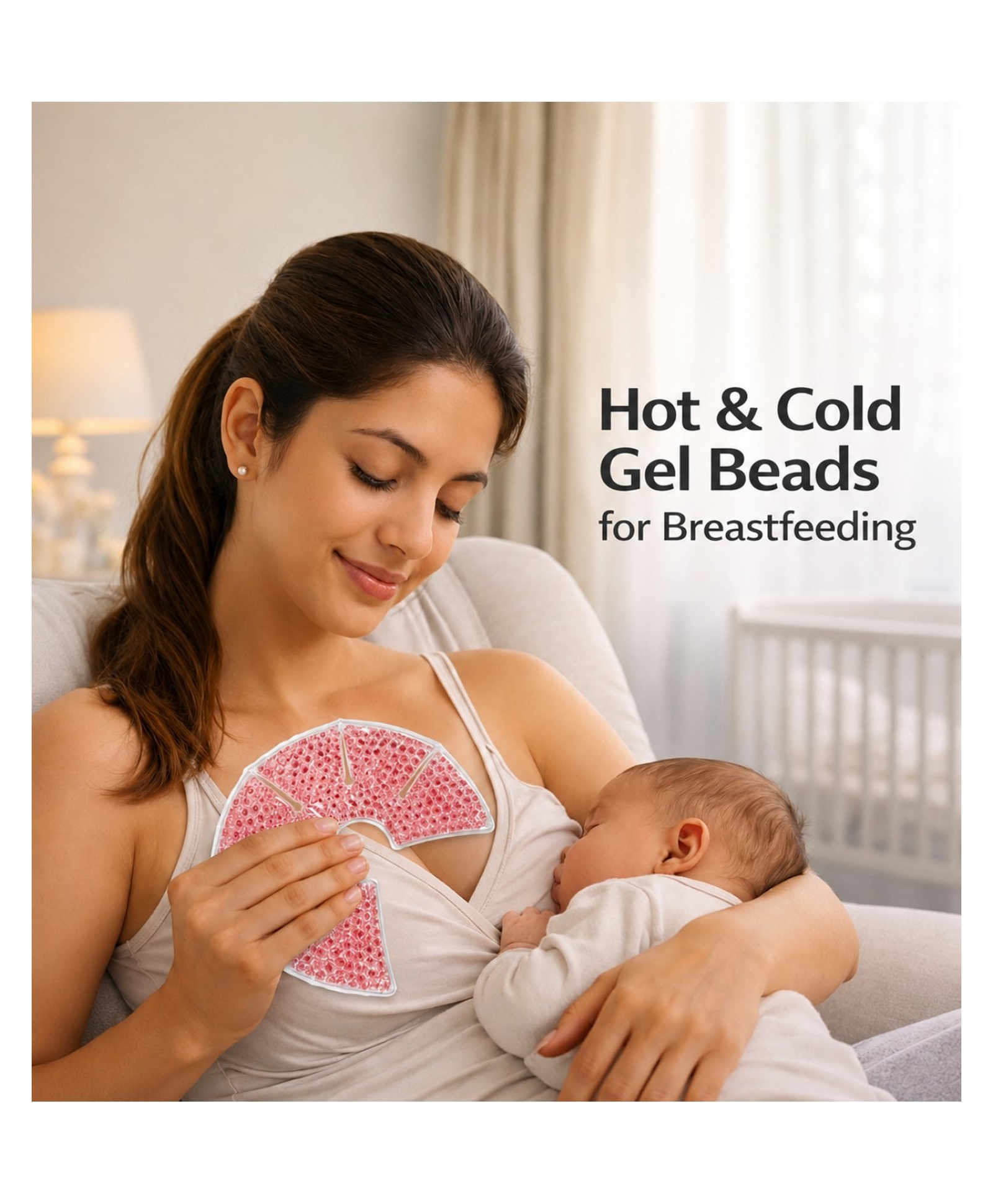 Zikku Reusable Hot & Cold Therapy Gel Pack for Breastfeeding, Muscle & Joint Pain Relief-image-43