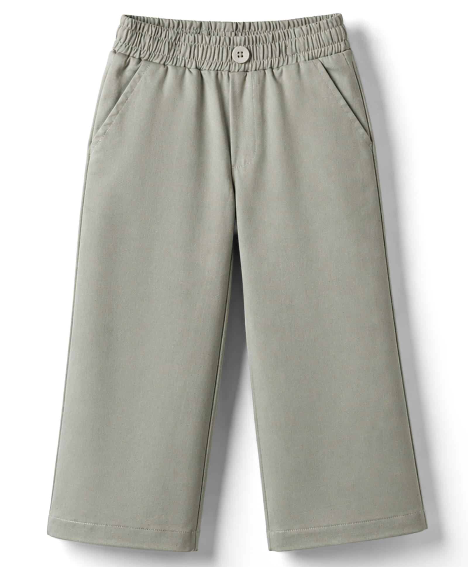 kookie kids india Kookie Kids Woven Full Length Solid Trouser - Green-picture-13