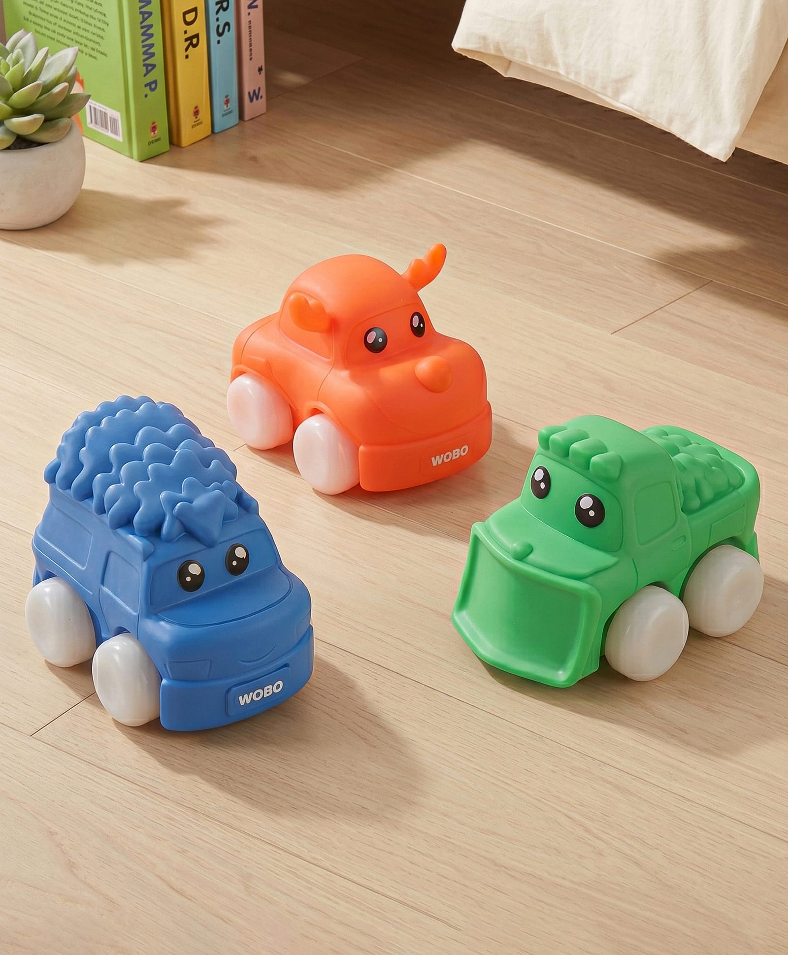 Babyhug Washable Chew-Safe Toy Cars - Pack of 3| Soft Scented| Food-Grade Material Safe for Toddlers| Easy Grip| Teething Play| Bath Toy| Durable & Easy to Clean| BIS Certified| Perfect for Gifting-image-14