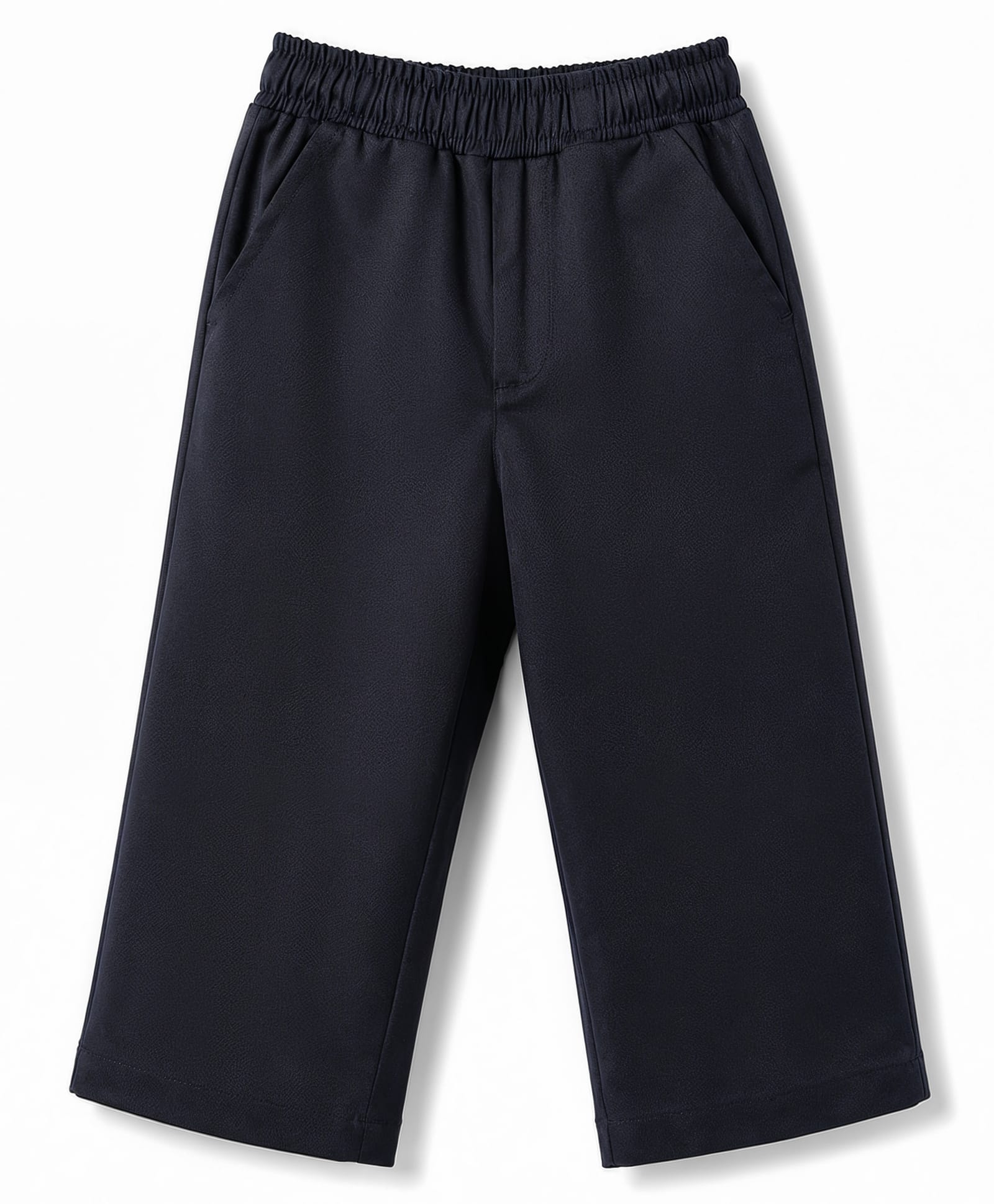kookie kids india Kookie Kids Woven Full Length Solid Trouser - Navy Blue-picture-12