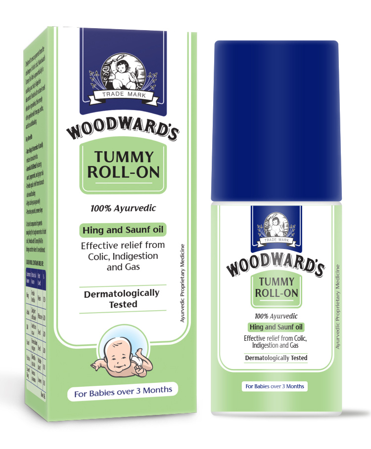 Woodwards Tummy Roll-On Natural Colic & Gas Relief | Hing & Saunf Oil | Dermatologically Tested | Safe for Babies 3+ Months - 40 ml-image-11