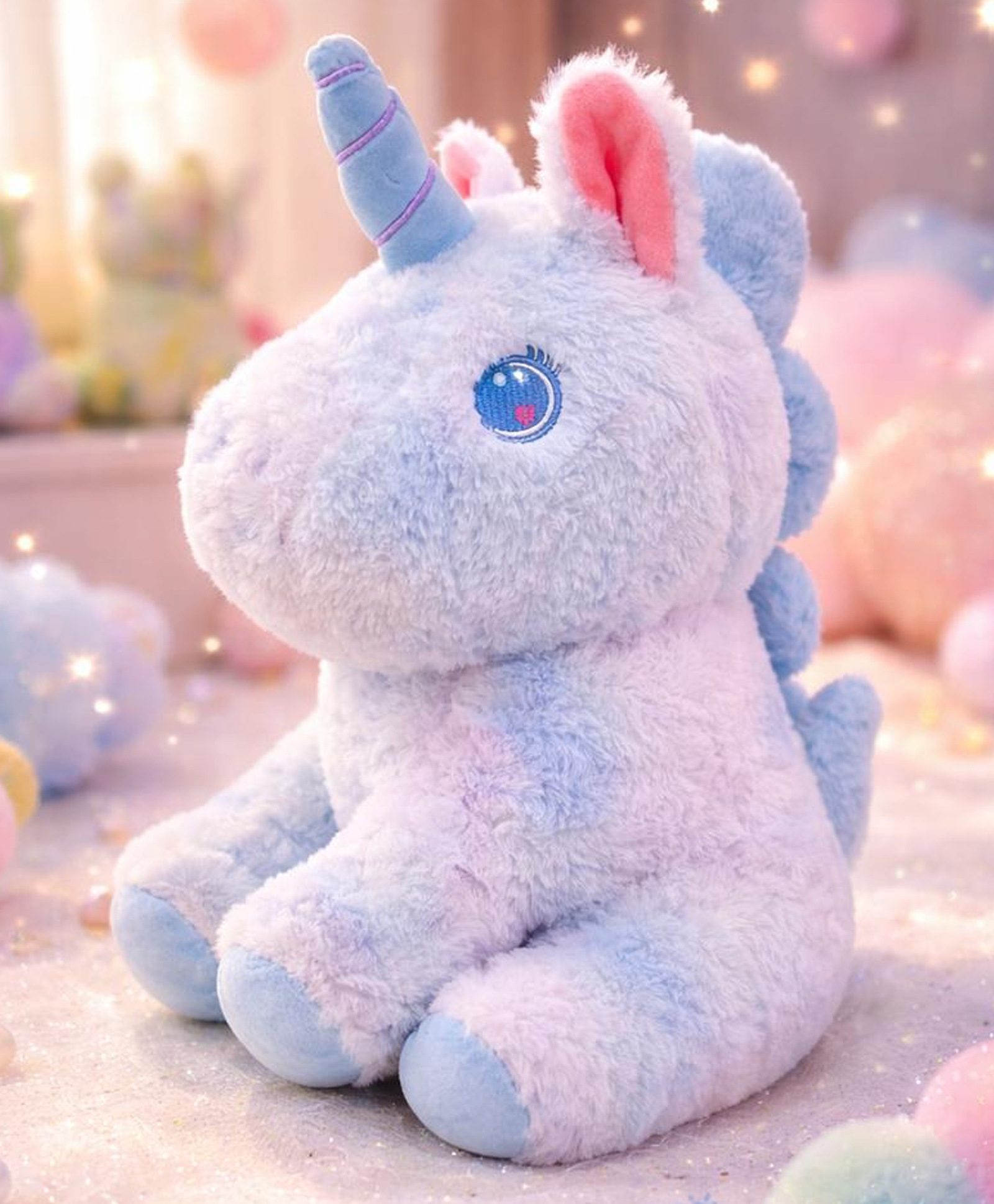 Little Hunk Adorable Unicorn Super Soft Plush Toy Multicolor - 30 cm-picture-20
