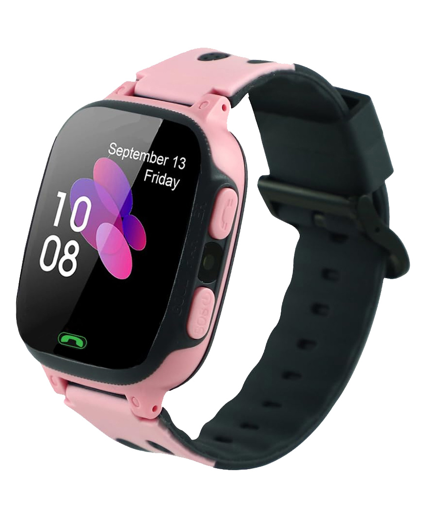 Sekyo S1 Calling Smart Watch Phone for Kids With Live Location Tracking 2 Way Voice Calling Sim Card Selfie Camera Parent Control App Voice Chat Long Battery Life - Pink-image-11