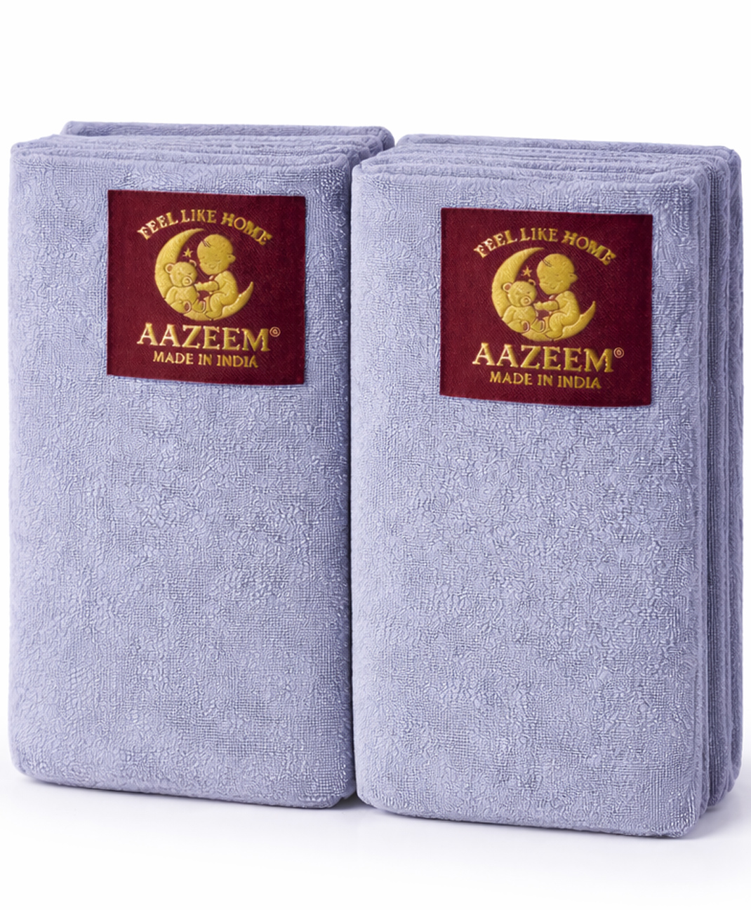 AAZEEM Grey Baby Sheet 30×40 Inch| Pack of 2 | Waterproof, Soft & Durable Baby Mattress Protector | Ideal for Cribs, Cots & Everyday Use-picture-9