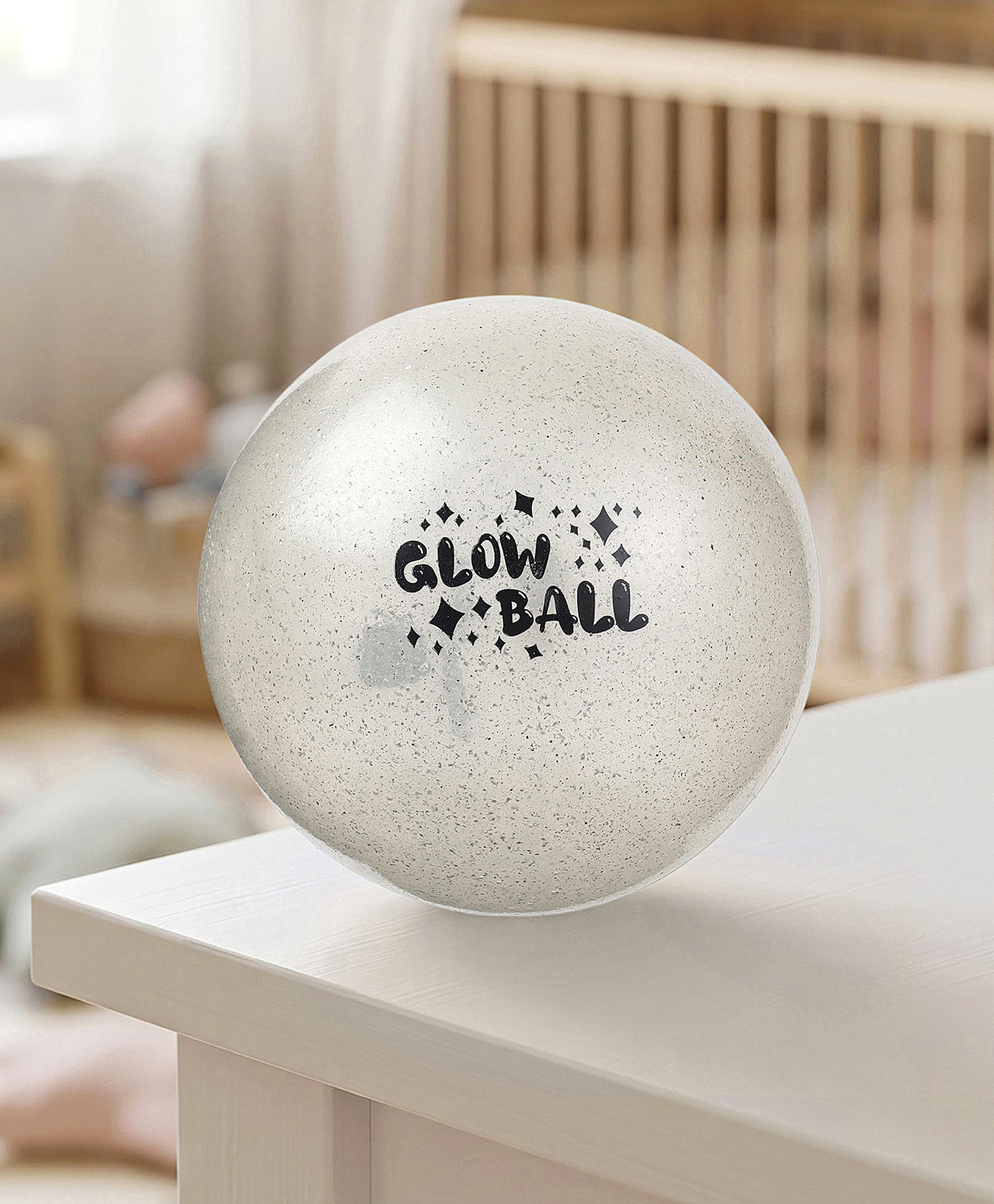Sparkle LED Play Ball for Kids - 6 Inch| Squeezable Glowing Play Ball for Kids| Active Fun & Hand-Eye Coordination| Indoor & Outdoor Play| Fun Visual Effect & Crinkle Sound-image-14