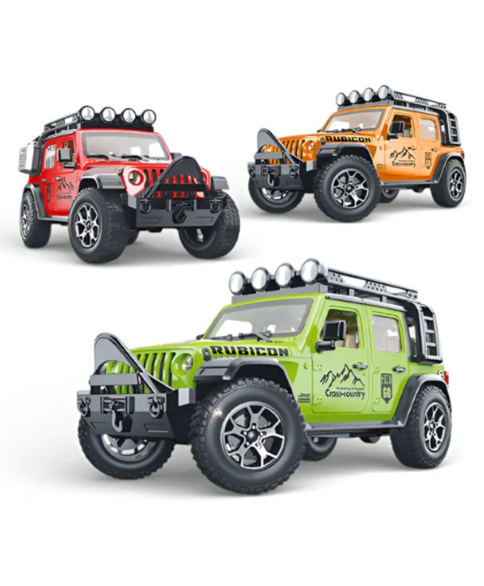 Lumo Brilliant Toys Off-Road Conqueror M7-X Friction Powered Jeep Rubicon Toy Car with Lights & Sound (1:16 Scale)3+ years Any random Color Will be Dispatched-picture-22