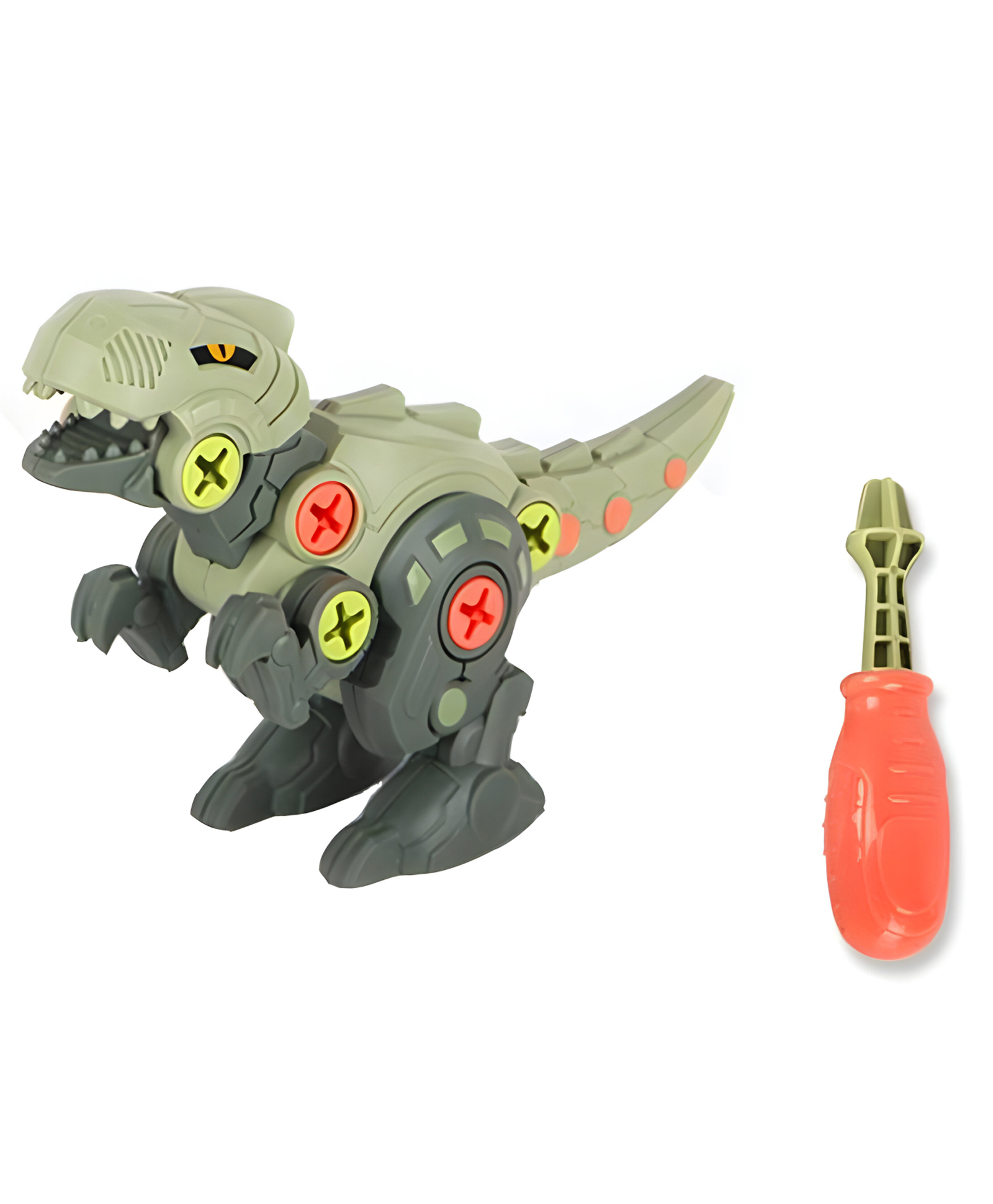 NEGOCIO Dinosaur Toys, Pack of 4 Dinosaurs with Screwdrivers, Dino Kids Building Learning Toys, STEM Toy for Boys and Girls, 3 4 5 6 7 8 Year Old Boys and Girls-image-36